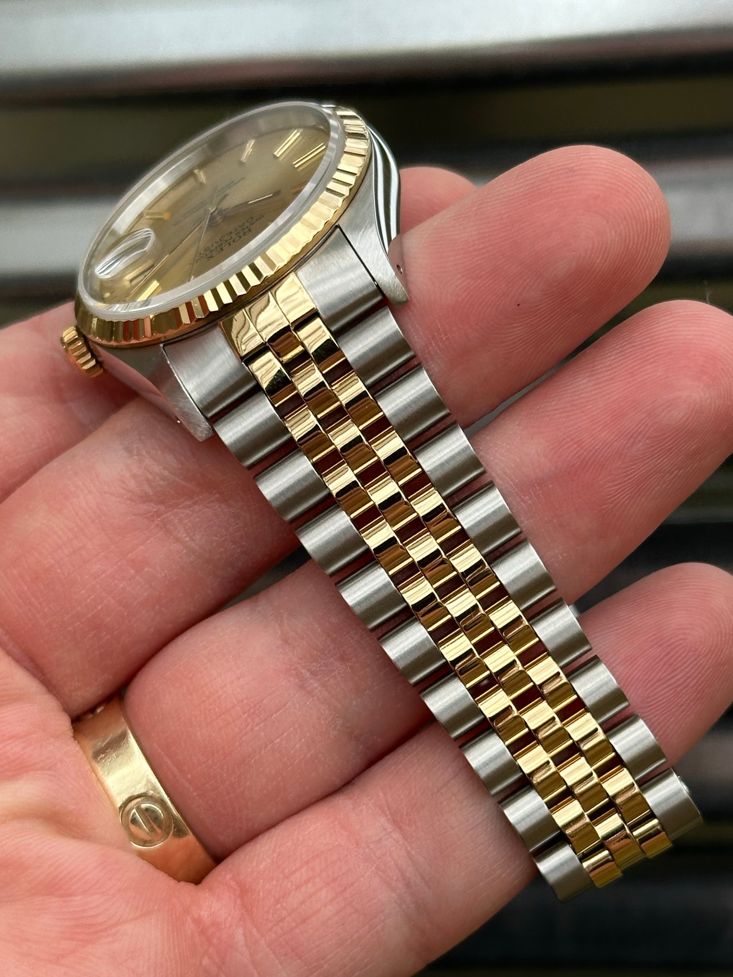 Rolex Datejust 36mm Ref.16233 “Champagne Dial” Box & Papers