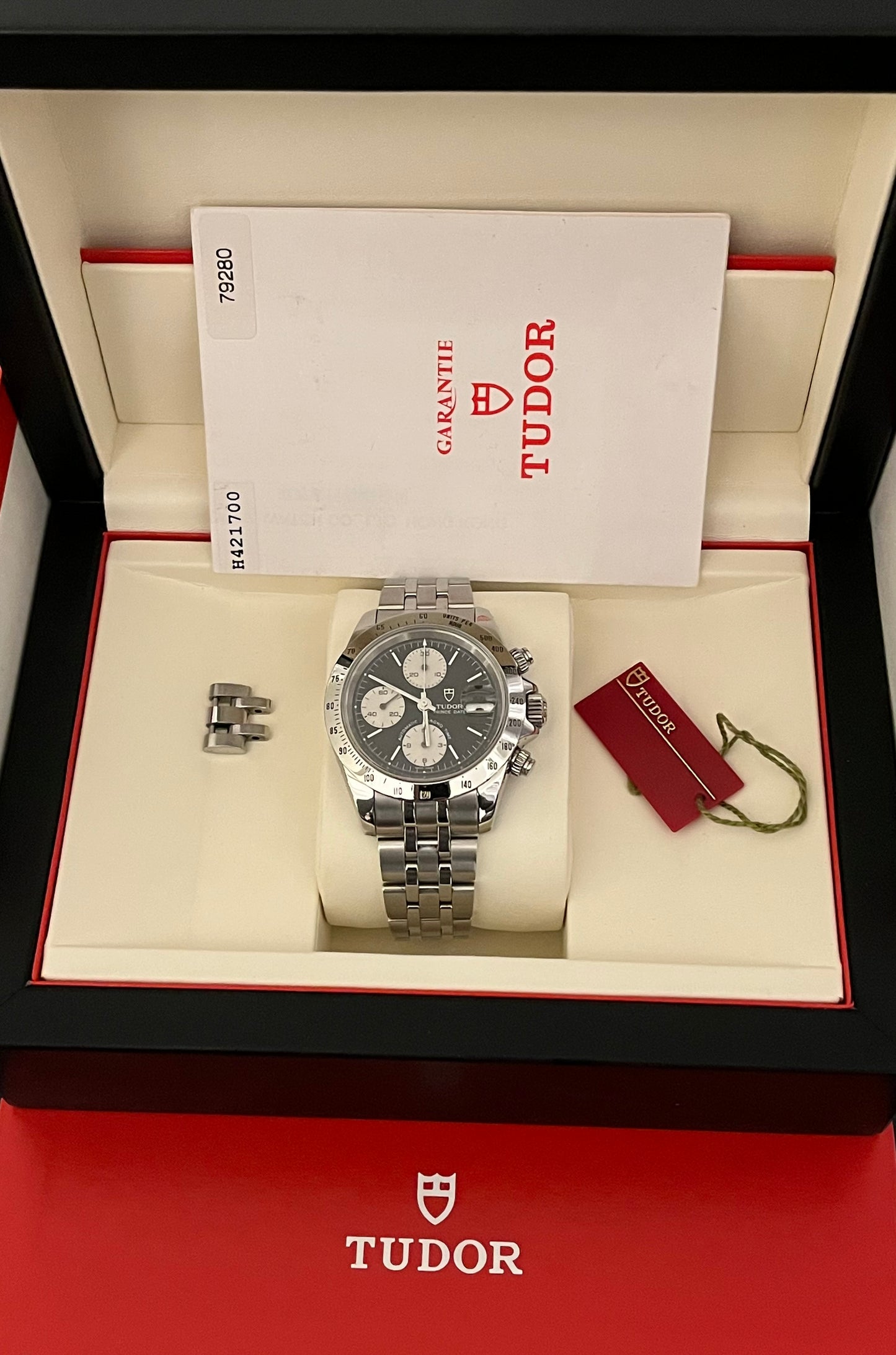 Tudor Prince Date Chronograph 40mm Ref.79280 Box & Papers