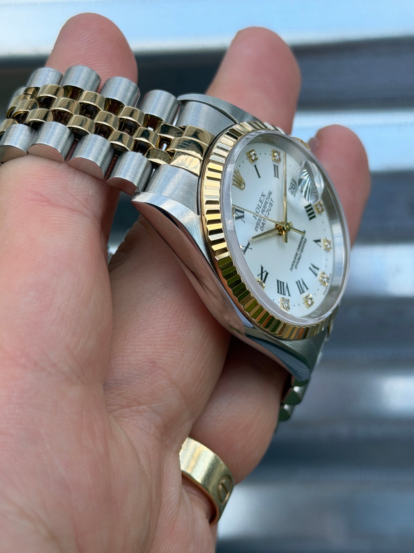 Rolex Datejust “Wh36mm Ref.16233 Box & Papers