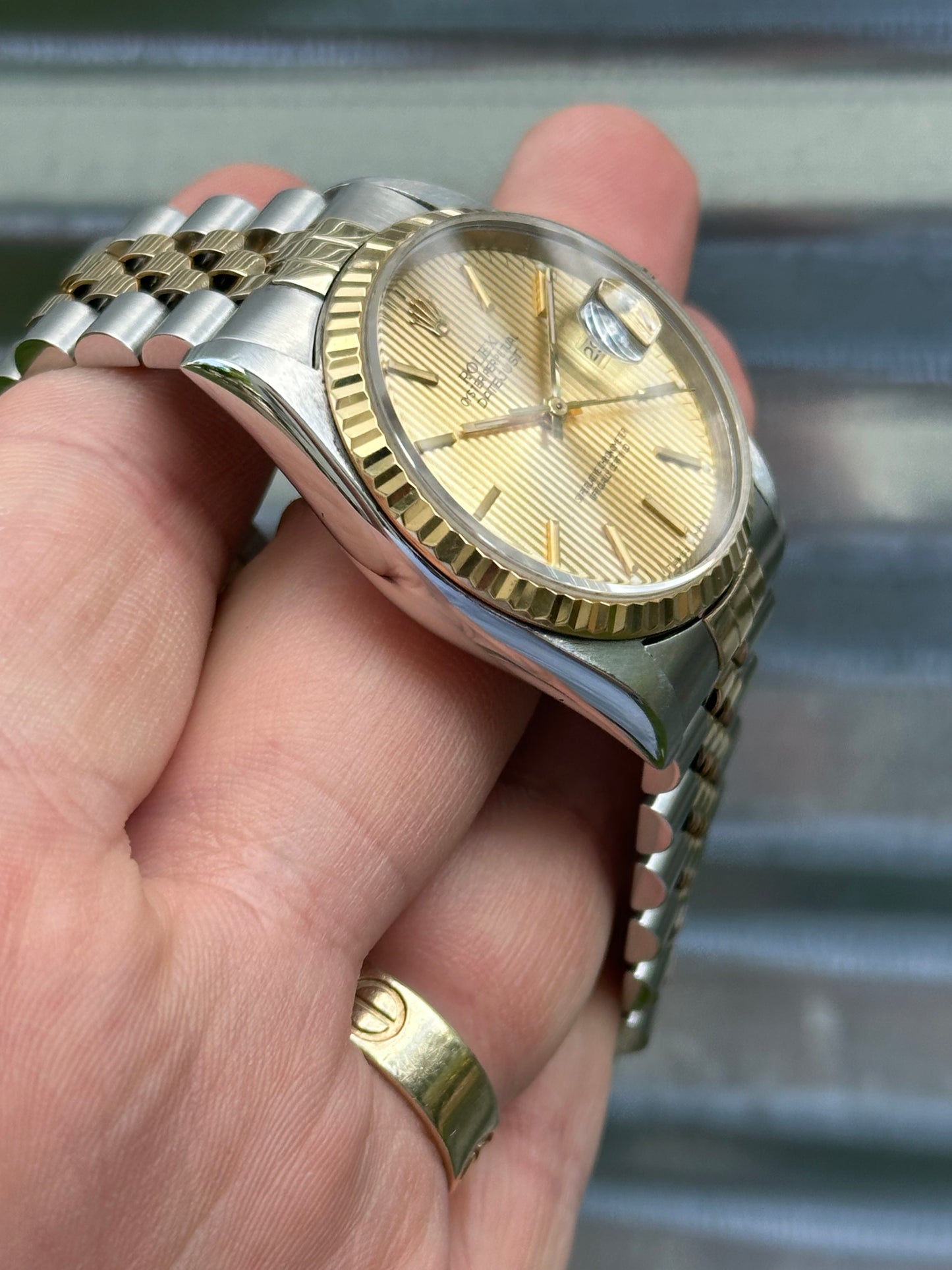 Rolex Datejust Tapestry Dial 36mm Ref.16233 Box & Papers