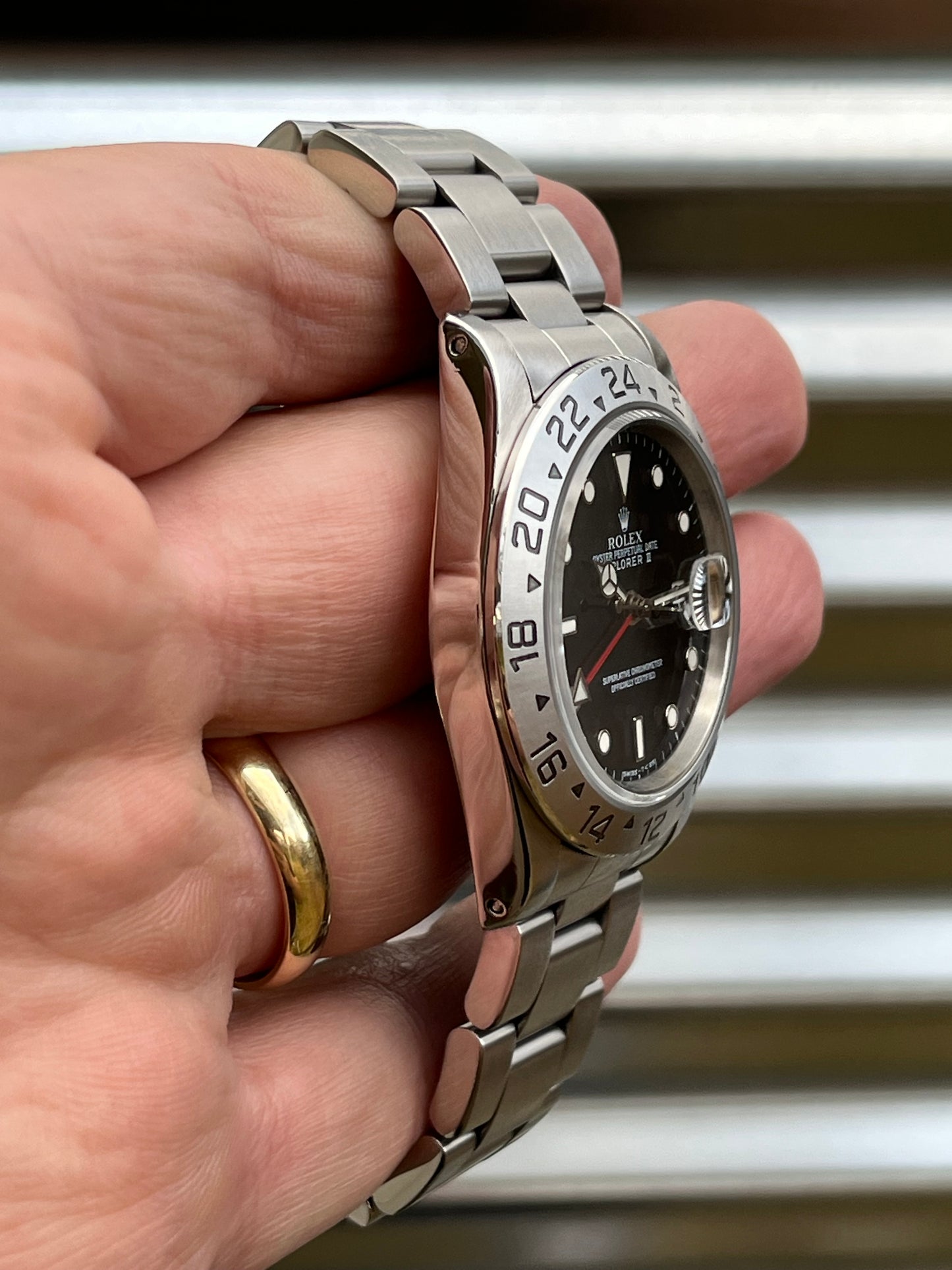 Rolex Explorer II “Tritium Dial” 40mm Ref.16570 Box & Papers