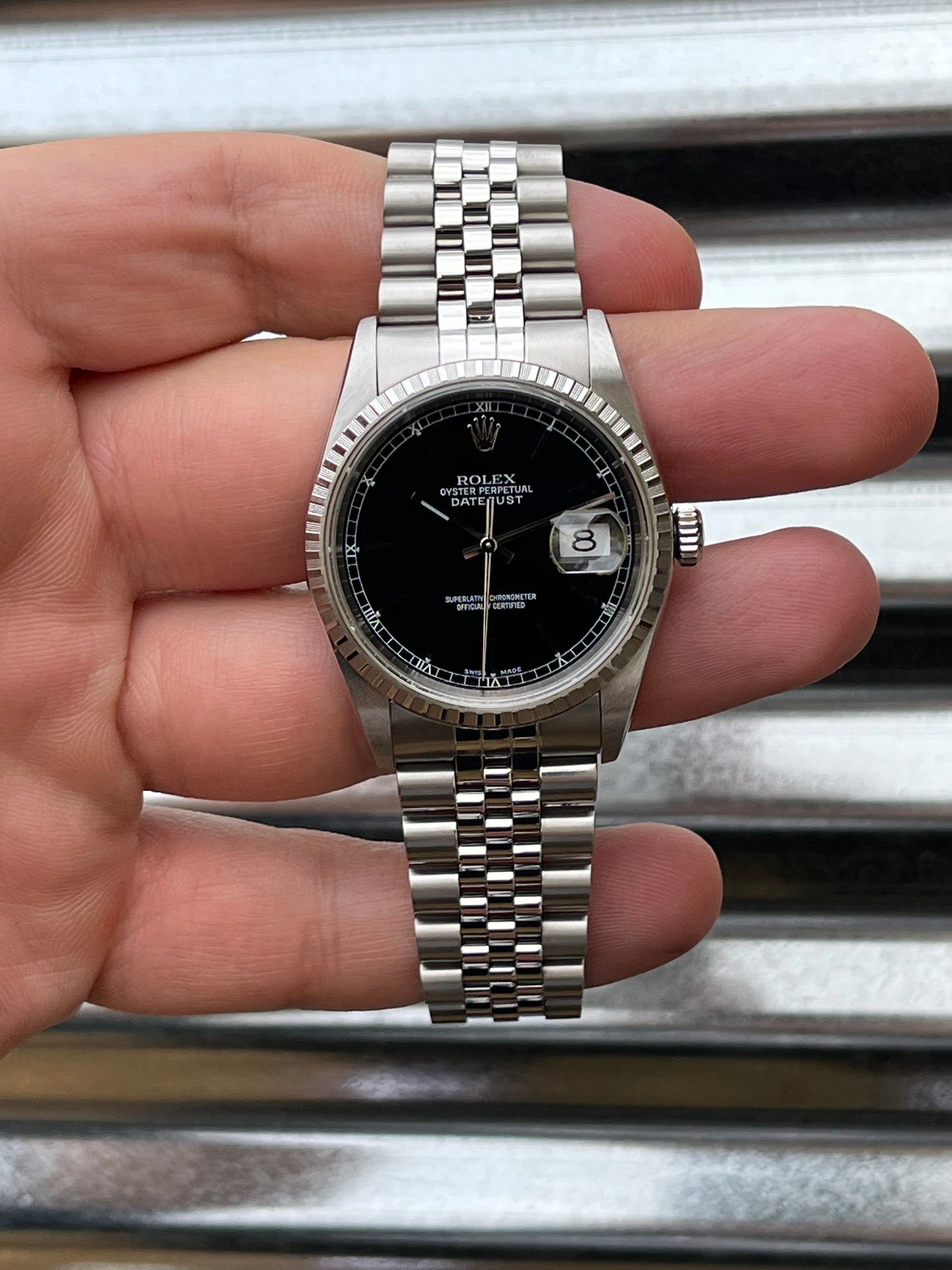 Rolex Datejust 36mm Ref.16220 Black Dial