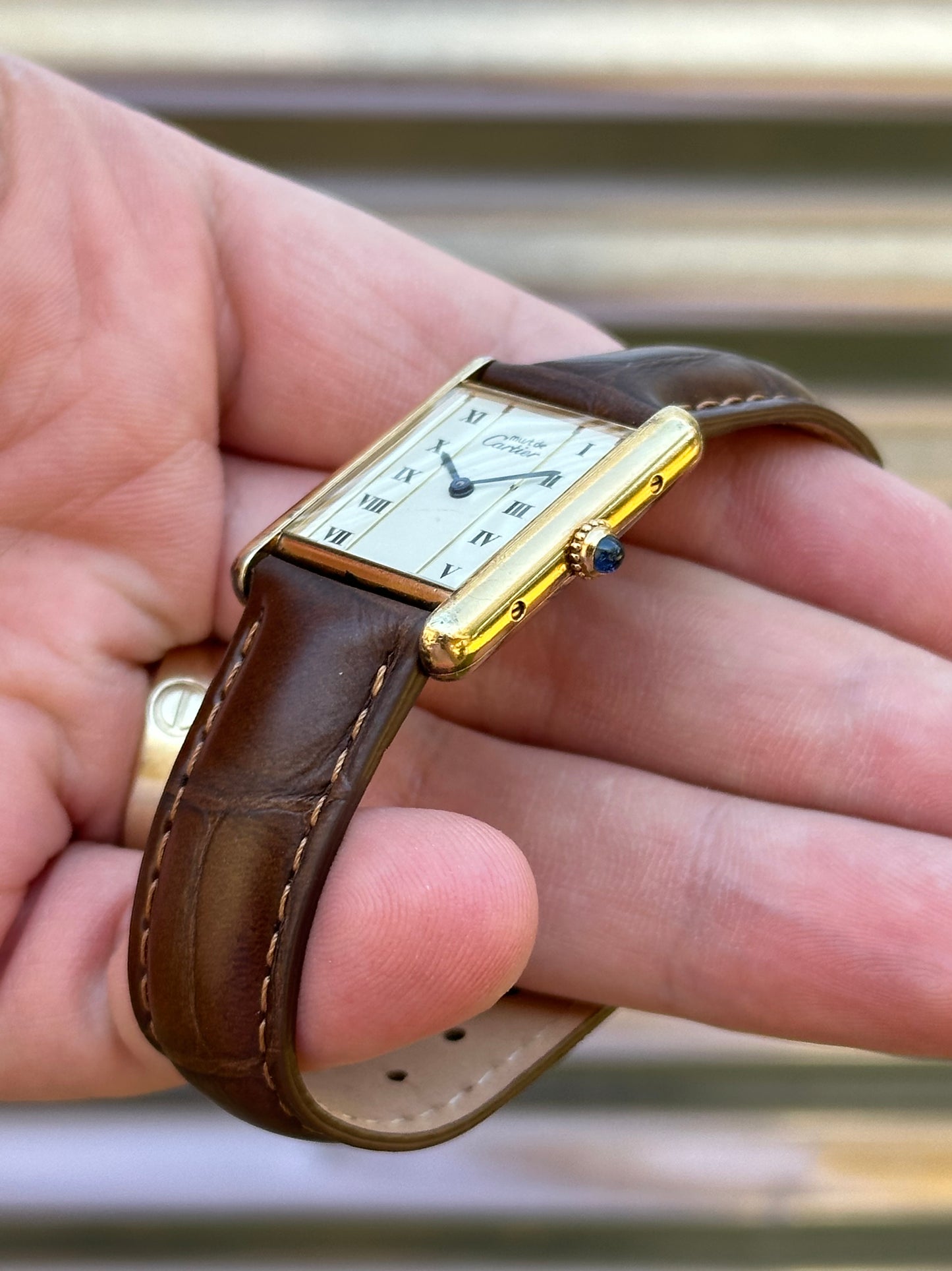 Cartier Tank Vermeil Ref. 590005