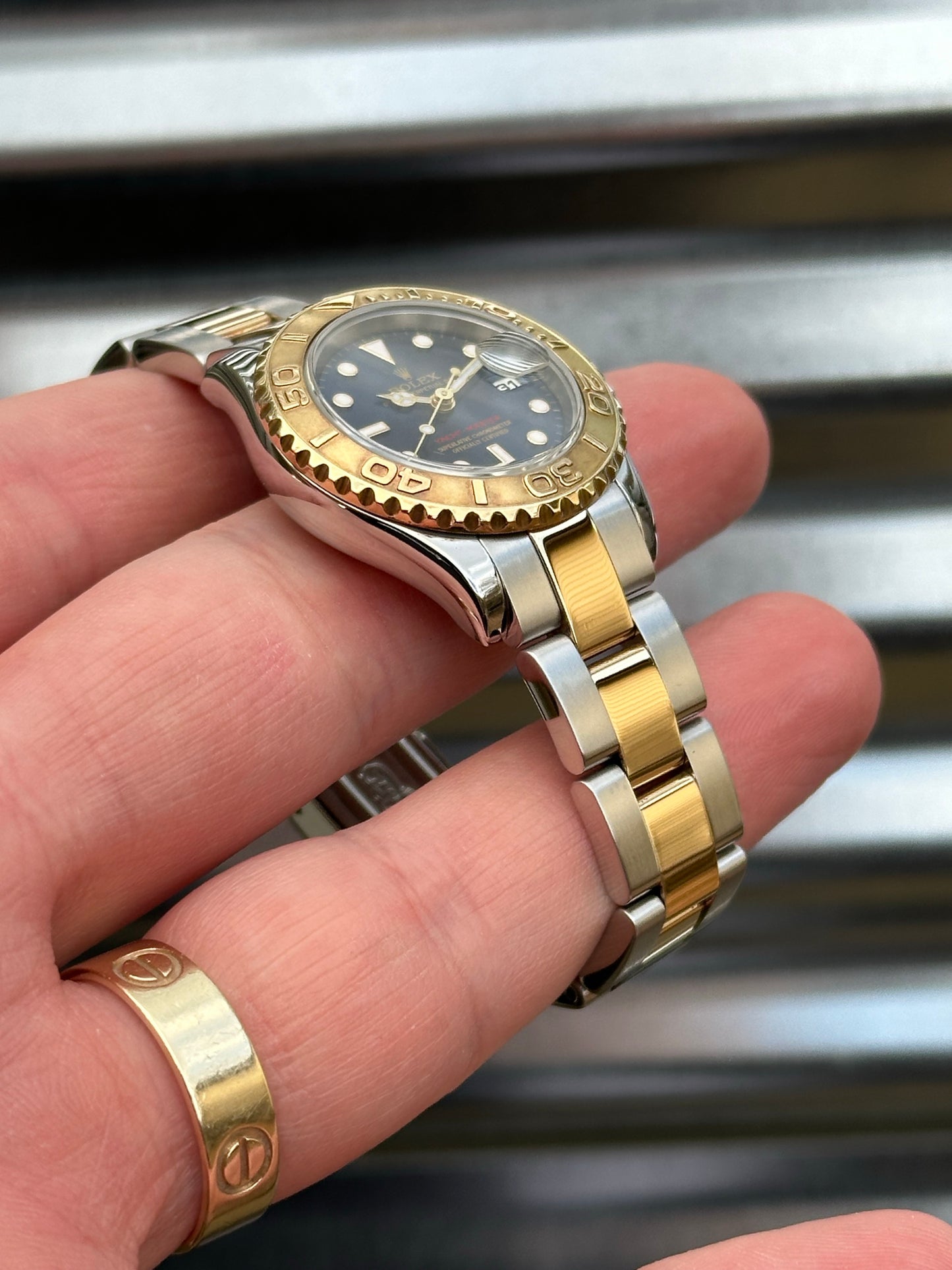 Rolex Ladies Yacht-Master Blue Dial 29mm Ref.169623 Watch Only