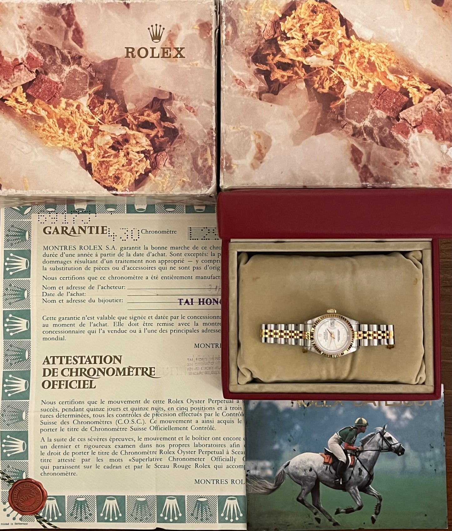Rolex Lady Datejust 26mm Ref.69173 Box & Papers “White Roman Dial”