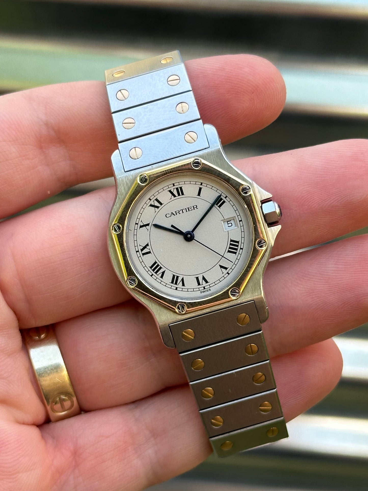 Cartier Santos Octagon Ref.187902 Quartz Box & Papers