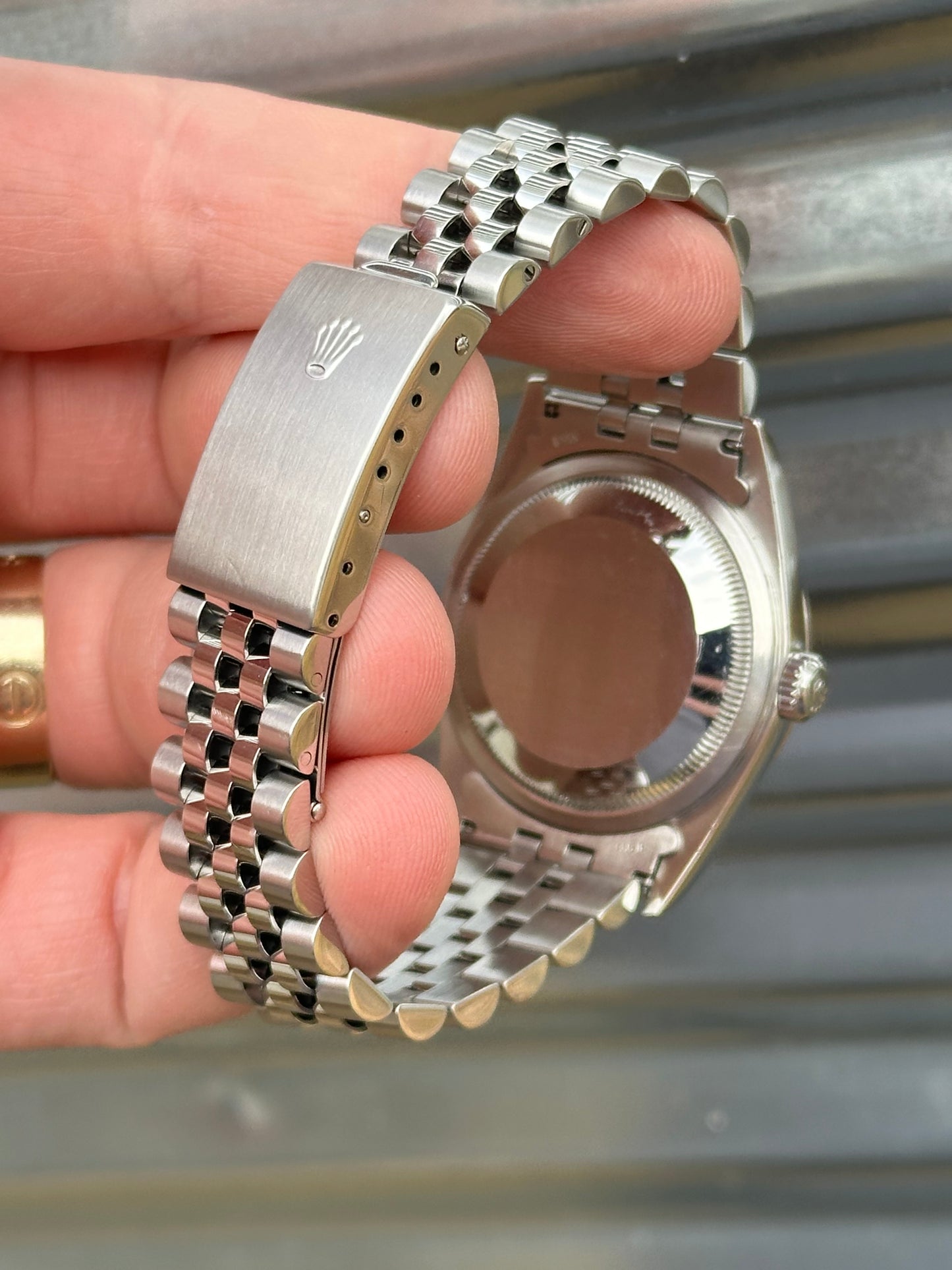 Rolex Datejust “Salmon Diamond Dial” 36mm Ref.16234 Box & Papers