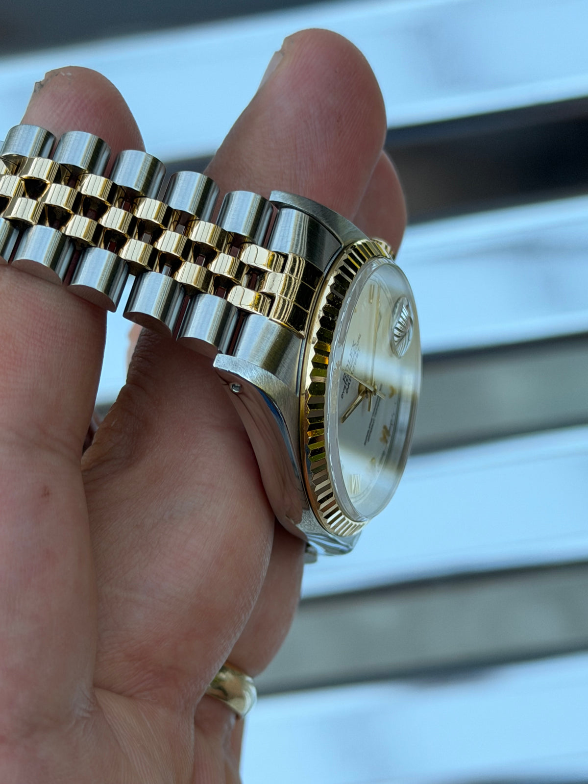 Rolex Datejust “White Roman Numeral Dial” 36mm Ref.16233 Box & Papers