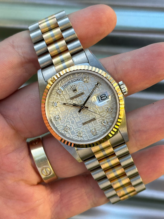 Rolex Day-Date “Tridor” 36mm Ref.18239 “Anniversary Diamond Dial”