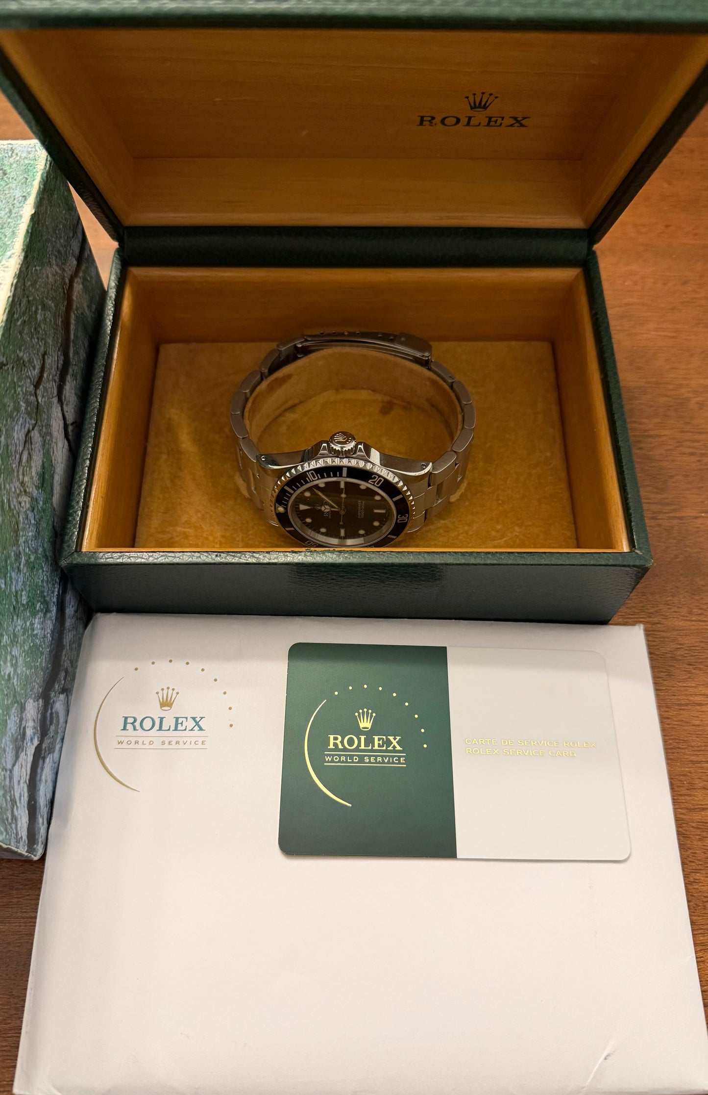 Rolex Submariner No Date 40mm Ref.14060 Box & Rolex Service Card Under Warranty