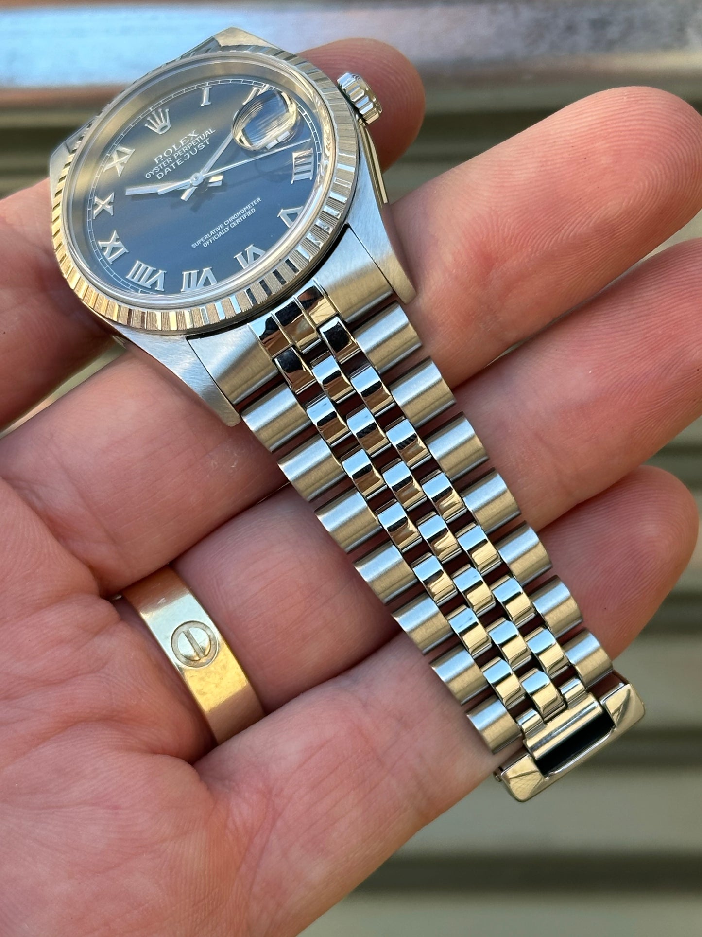 Rolex Datejust 36mm Ref.16220 “Blue Roman Numeral Dial”