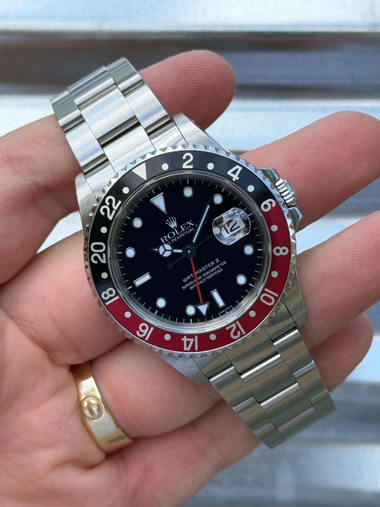 Rolex GMT Master II Coke 40mm Ref.16710 Box & Papers