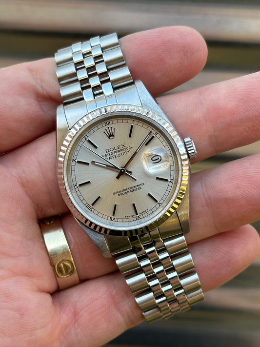 Rolex Datejust 36mm Ref.16234 Watch w/Service Card