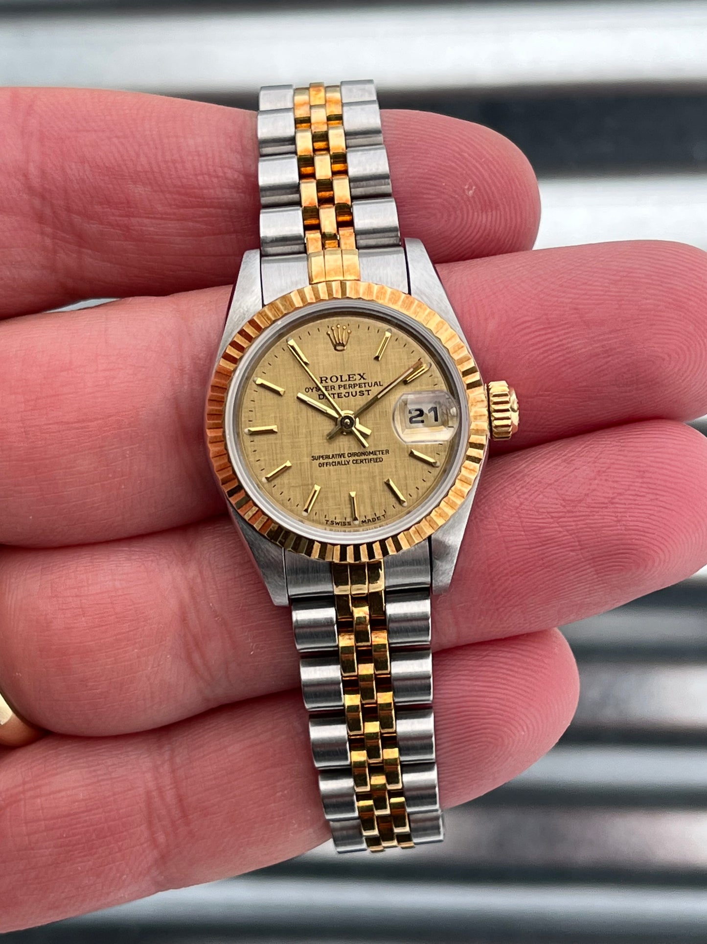 Rolex Ladies Datejust 26mm Ref.69173 Box & Papers