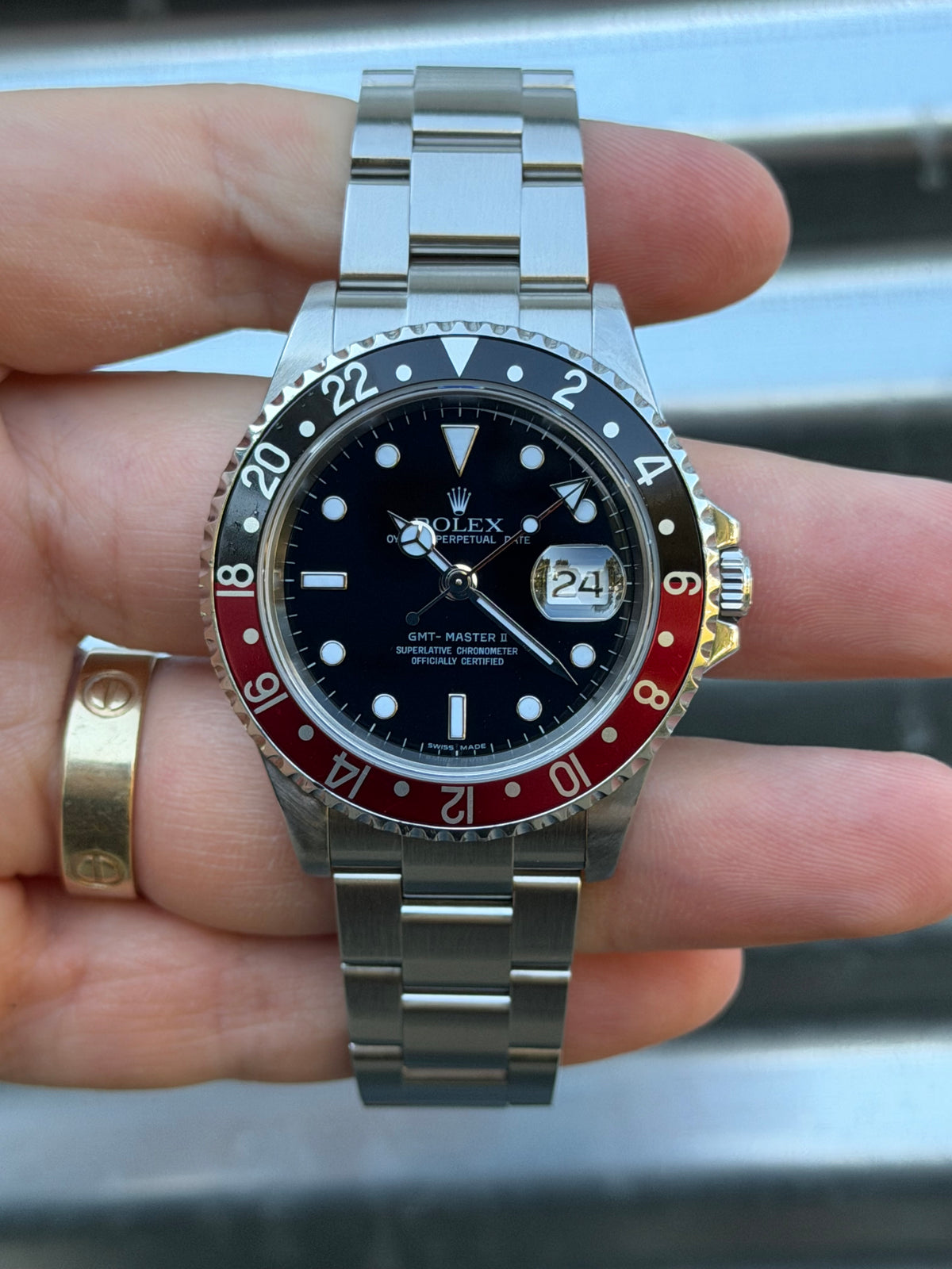 Rolex GMT Master II Coke 40mm Ref.16710 Watch Only