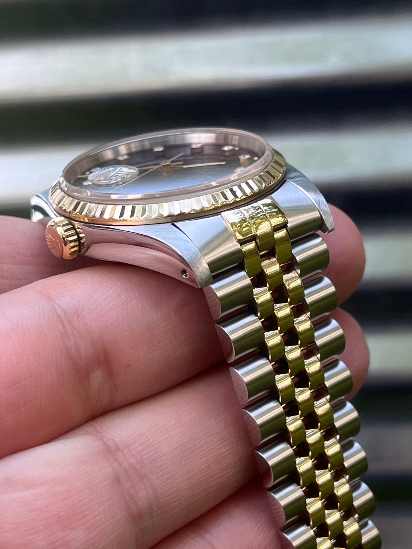 Rolex Datejust 36mm Ref.16233 Box and Papers “Black Diamond Dial”