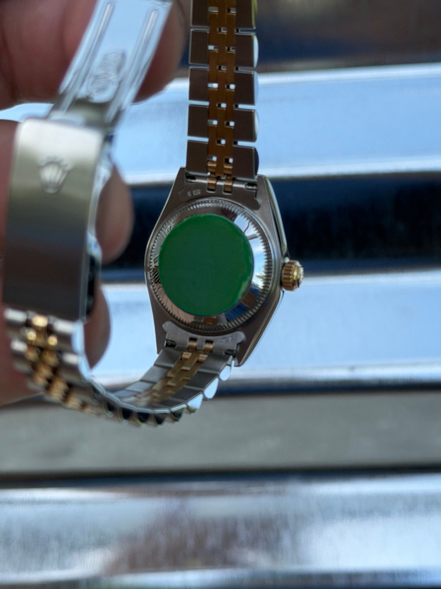 Rolex Ladies Datejust “Champagne Diamond Dial” 26mm Ref.69173 Box & Papers