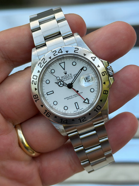 Rolex “Polar” Explorer II 40mm Ref.16570 Box & Papers