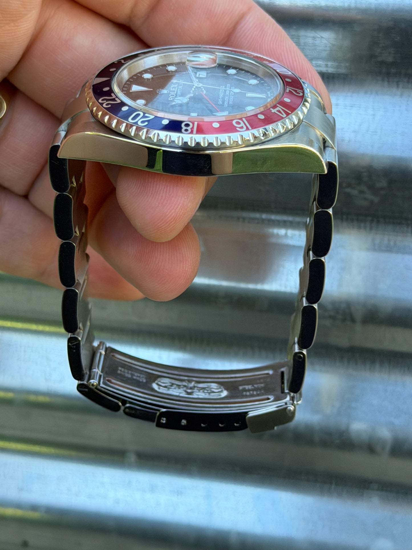 Rolex GMT Master II Pepsi 40mm Ref.16710 Box & Papers