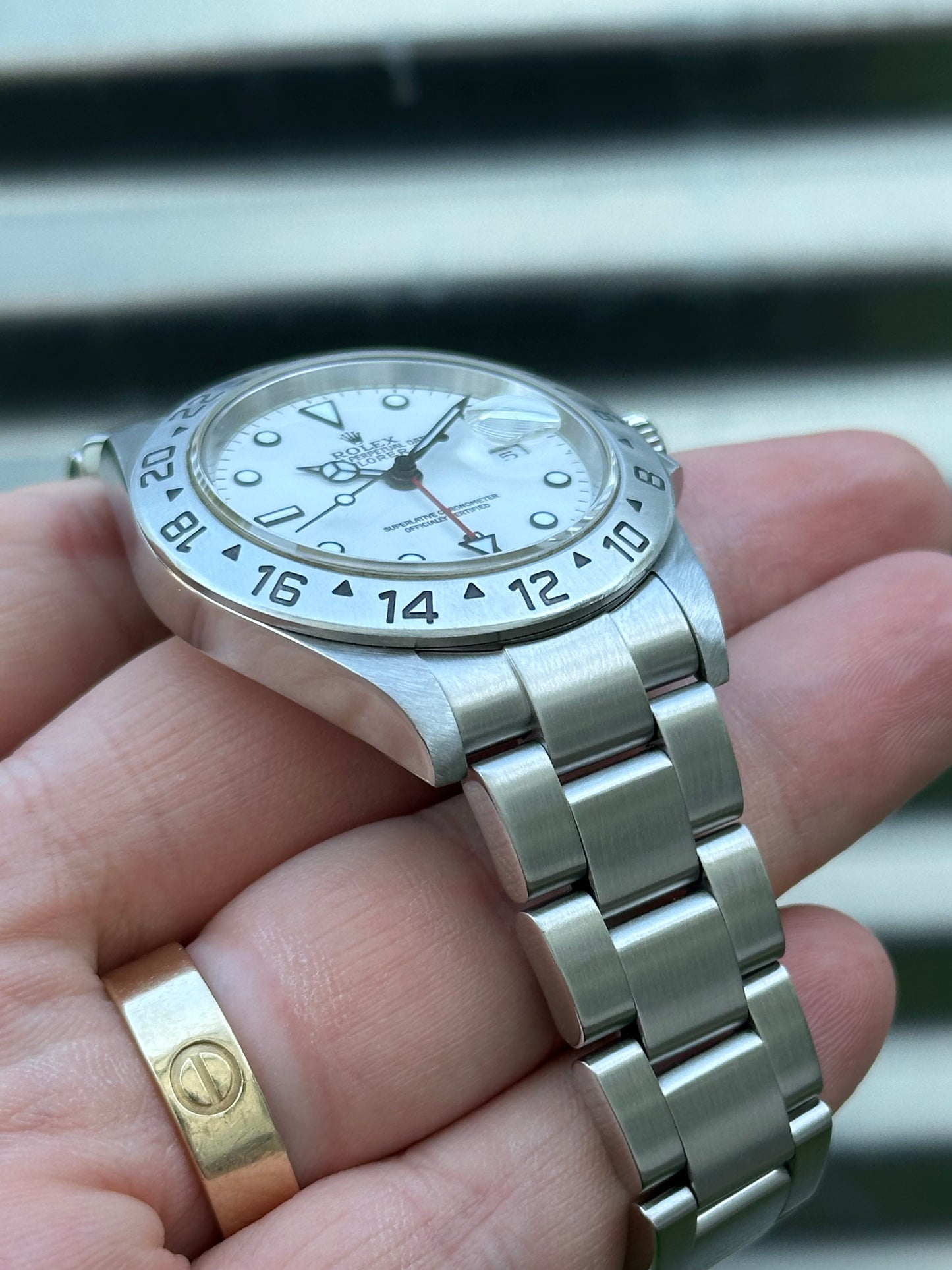 Rolex Explorer II “Polar” 40mm Ref.16570 Box & Papers