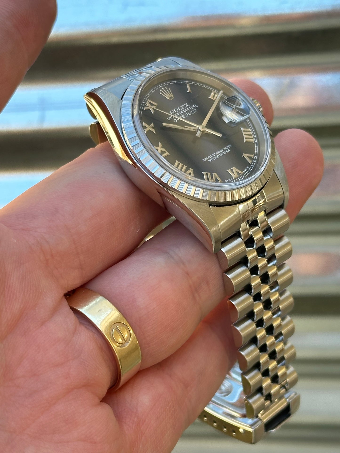 Rolex Datejust 36mm Ref.16220 “Blue Roman Numeral Dial”