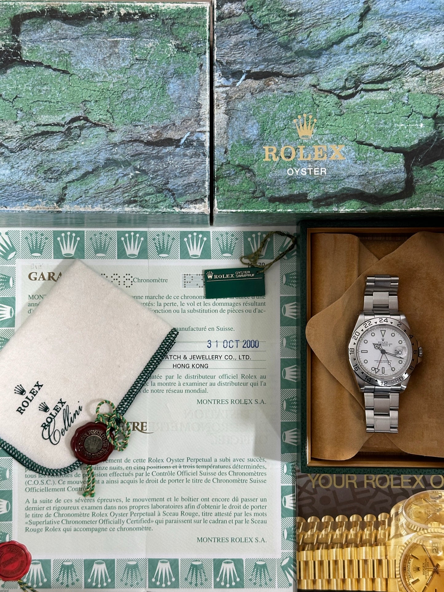 Rolex Explorer II “Polar” 40mm Ref.16570 Box & Papers