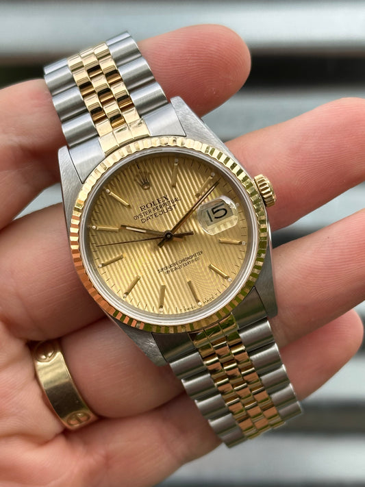 Rolex Datejust 36mm Ref.16233 Tapestry Dial Box & Papers