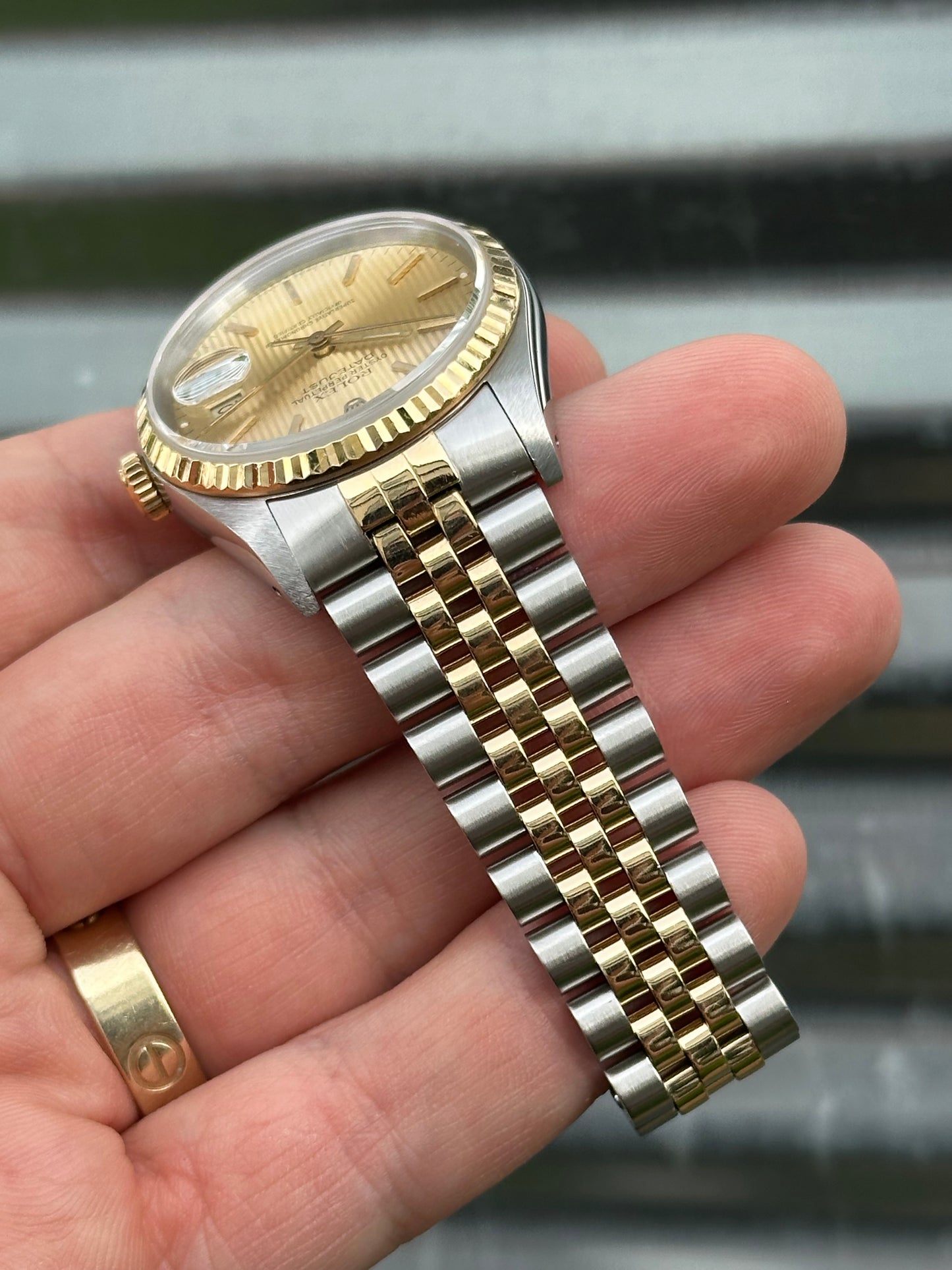 Rolex Datejust 36mm Ref.16233 Tapestry Dial Box & Papers