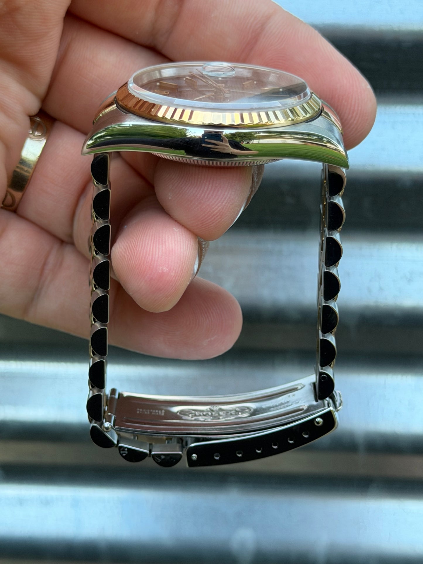 Rolex Datejust “Black Index Dial with Roman Numeral Track” 36mm Ref.16233 Box & Papers
