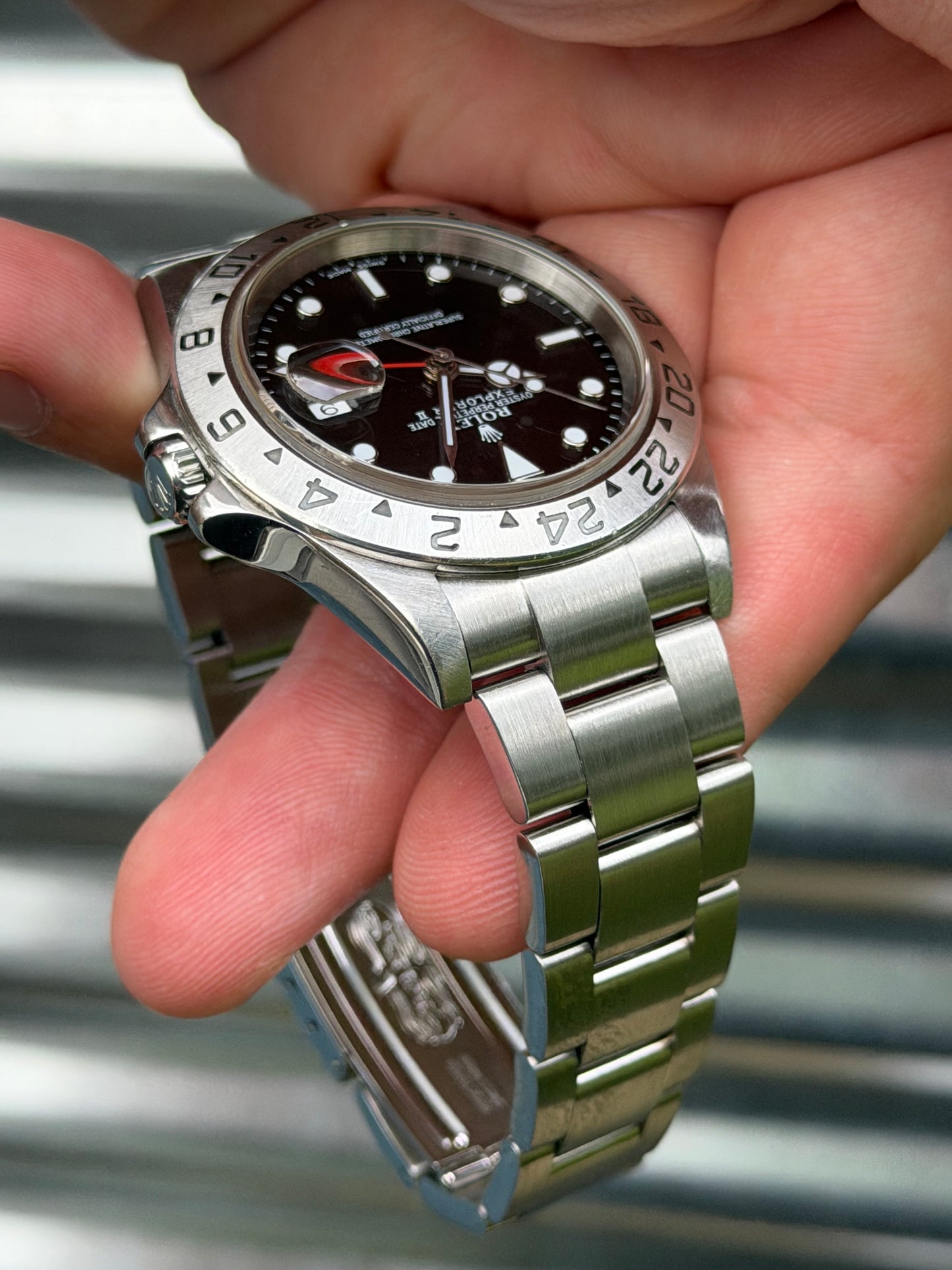 Rolex Explorer II 40mm Ref.16570 Box & Papers