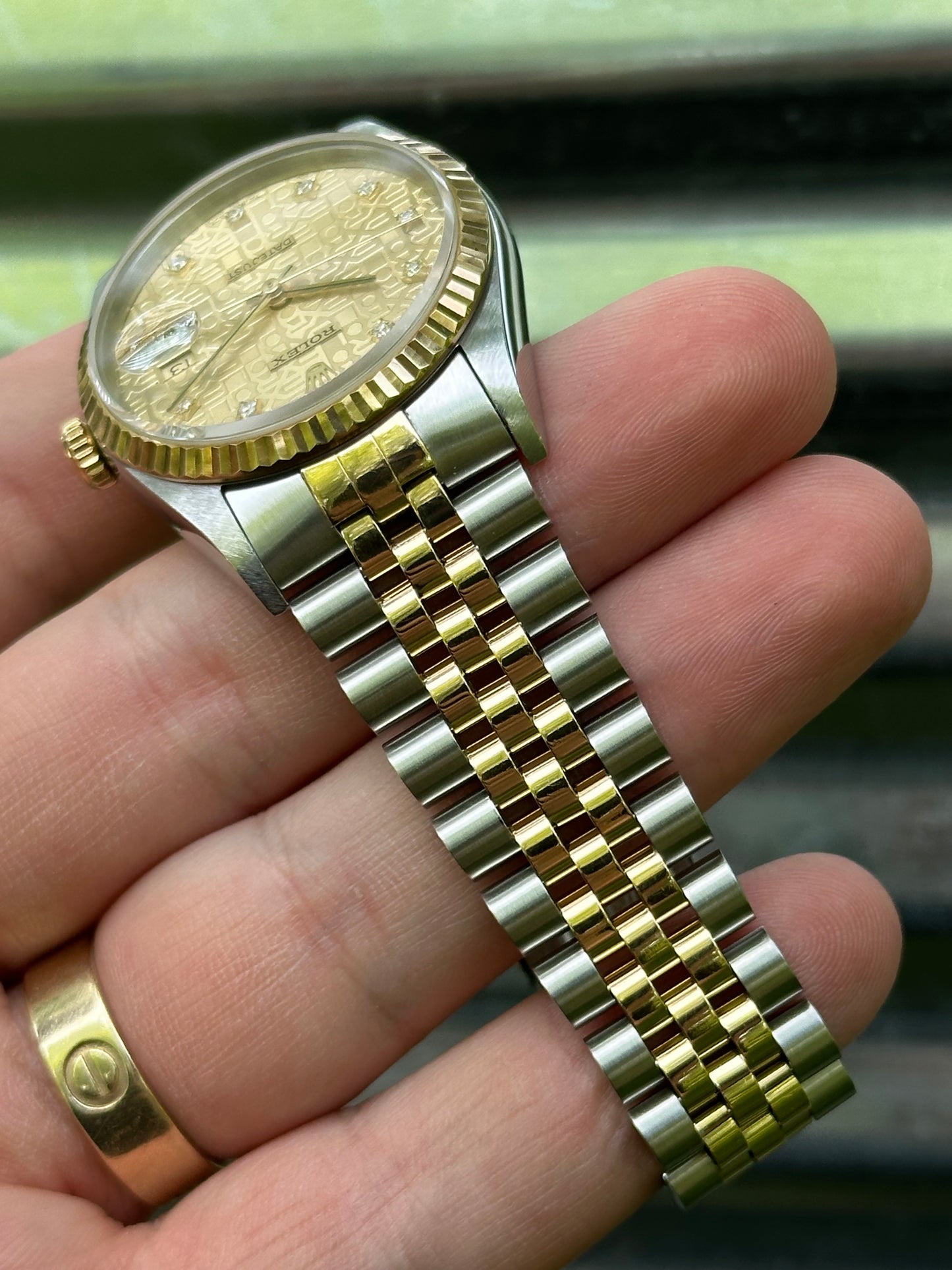Rolex Datejust 36mm Ref.16234 Box & Papers “Anniversary Diamond Dial”