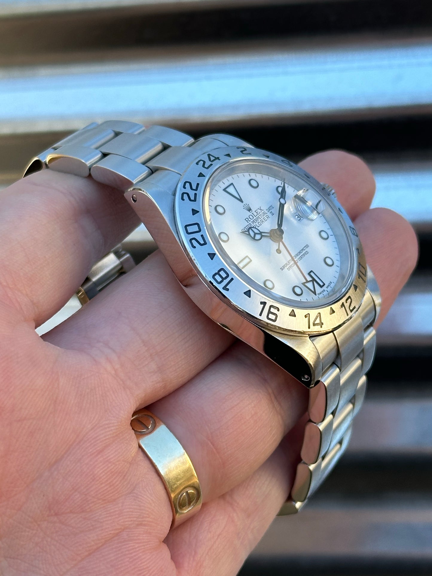 Rolex Explorer II “Polar” 40mm Ref.16570 Box & Papers