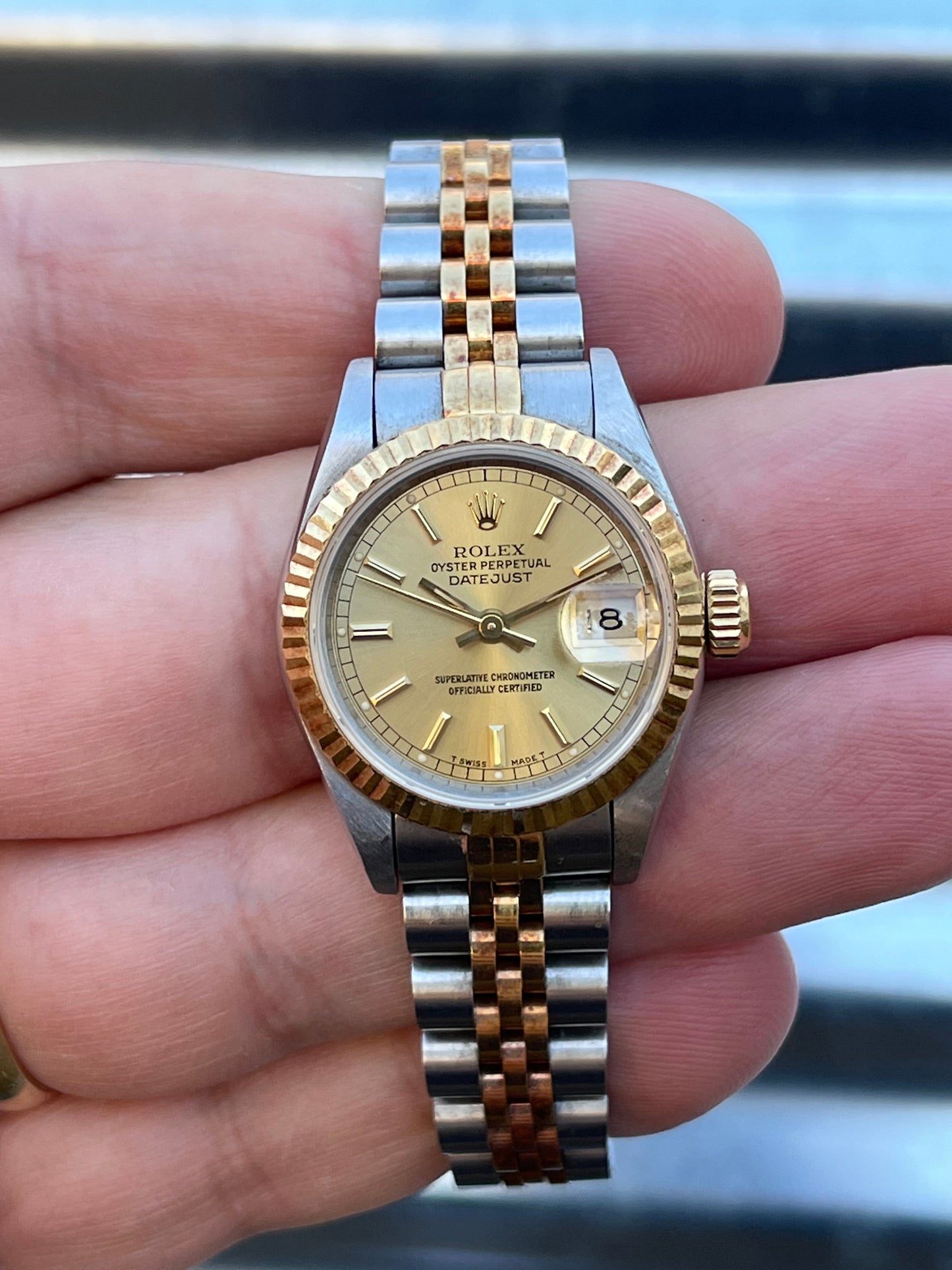 Rolex Ladies Datejust 26mm Ref.69173 Box & Papers
