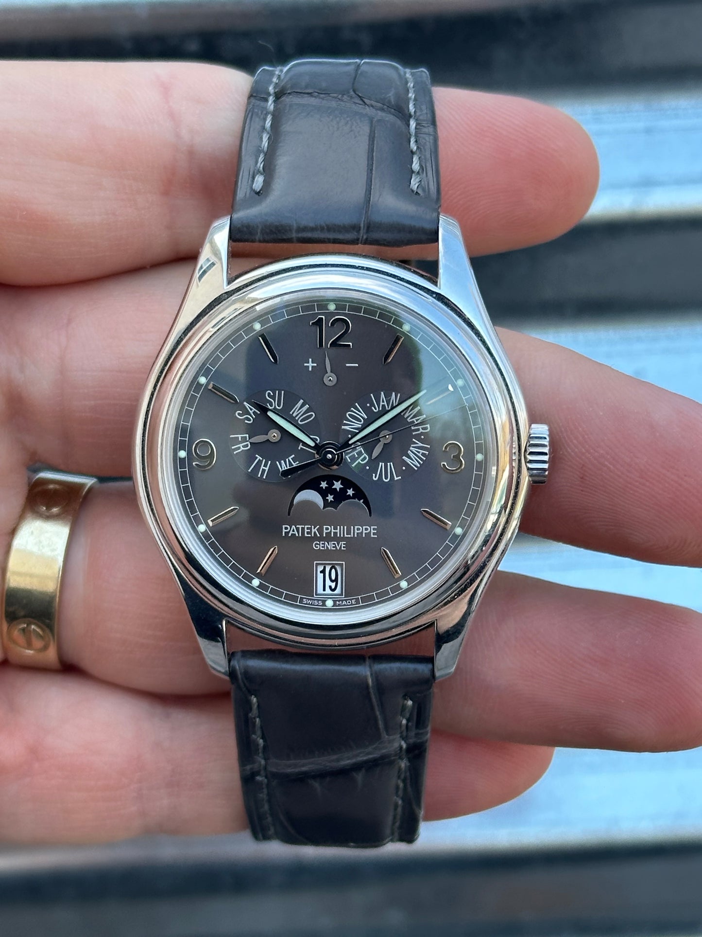 Patek Philippe 39mm Ref.5146G Annual Calendar Moonphase