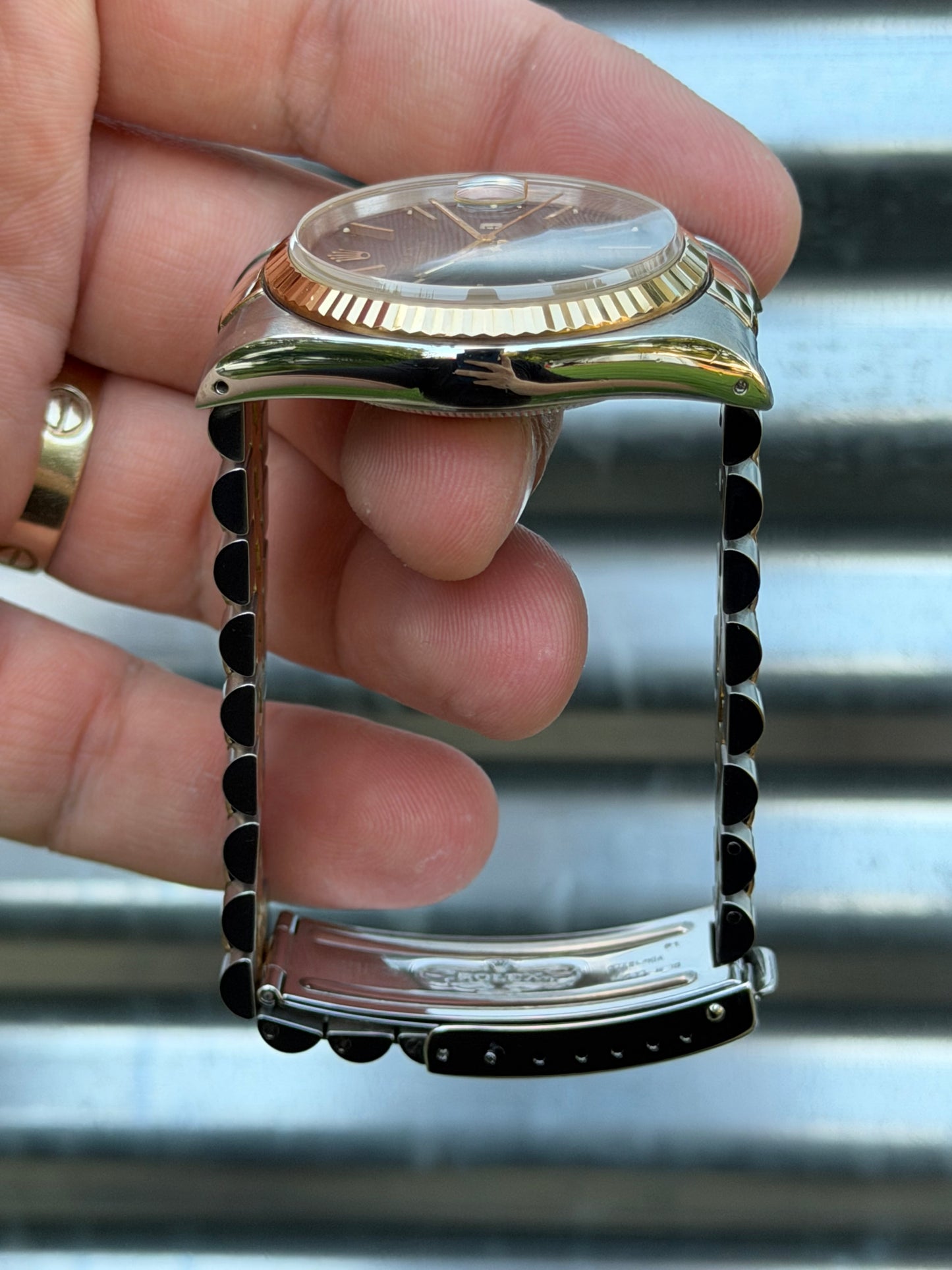 Rolex Datejust 36mm Ref.16233 Box & Papers “Black Tapestry”