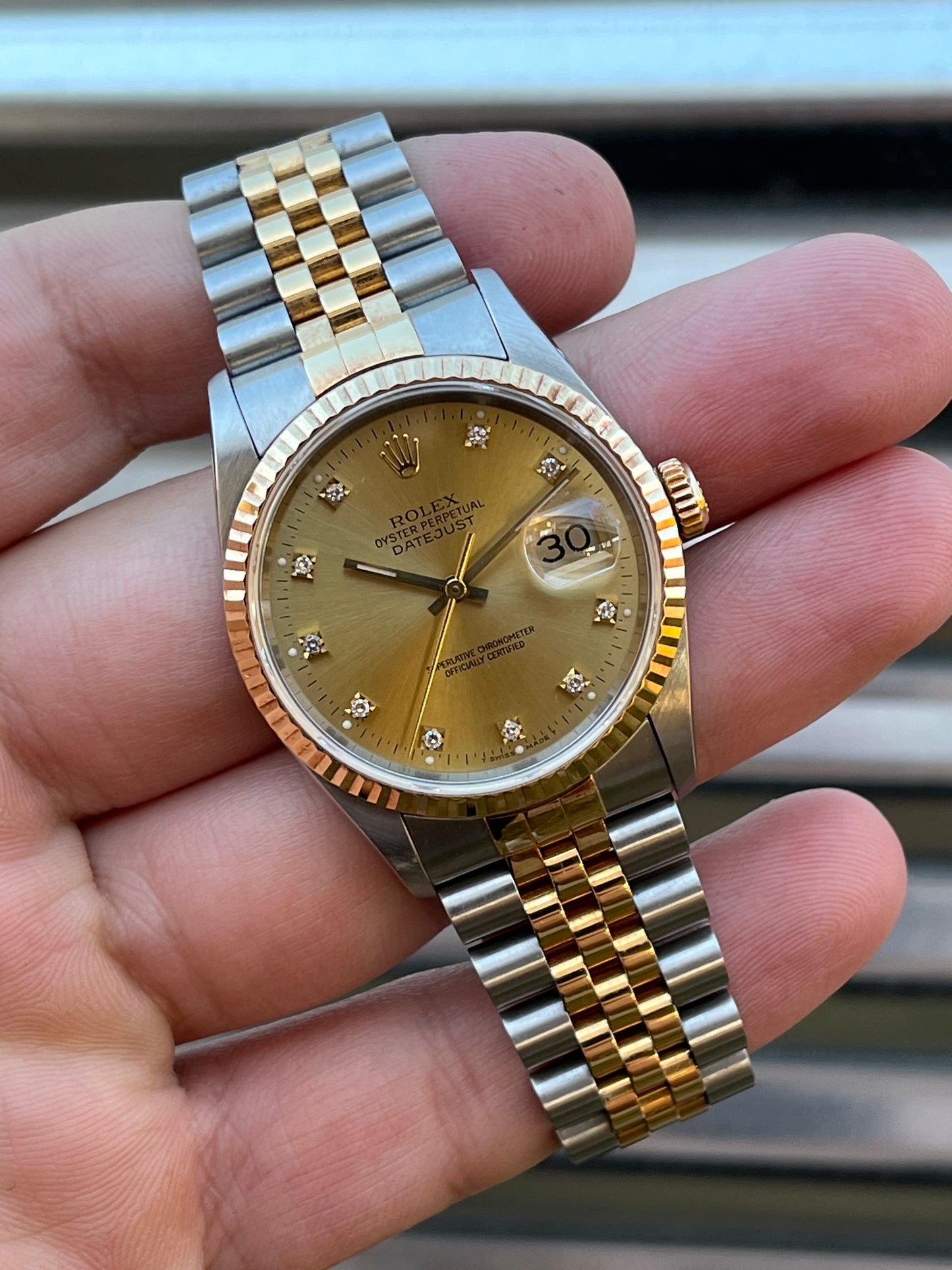 Rolex Datejust 36mm Ref.16233 Box & Papers