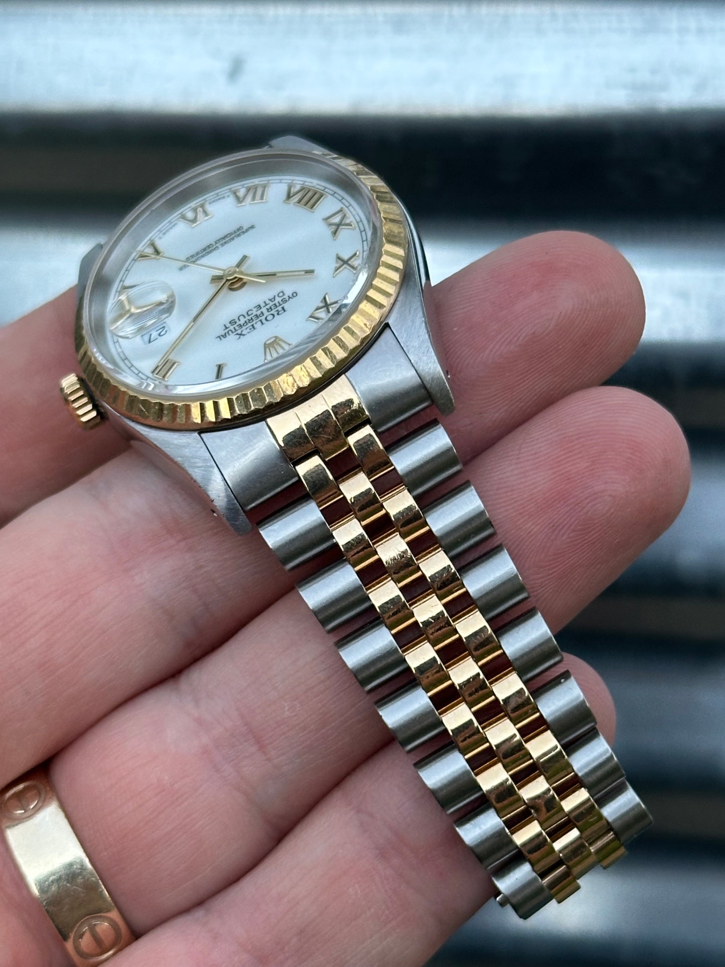 Rolex Datejust “White Roman Dial” 36mm Ref.16233
