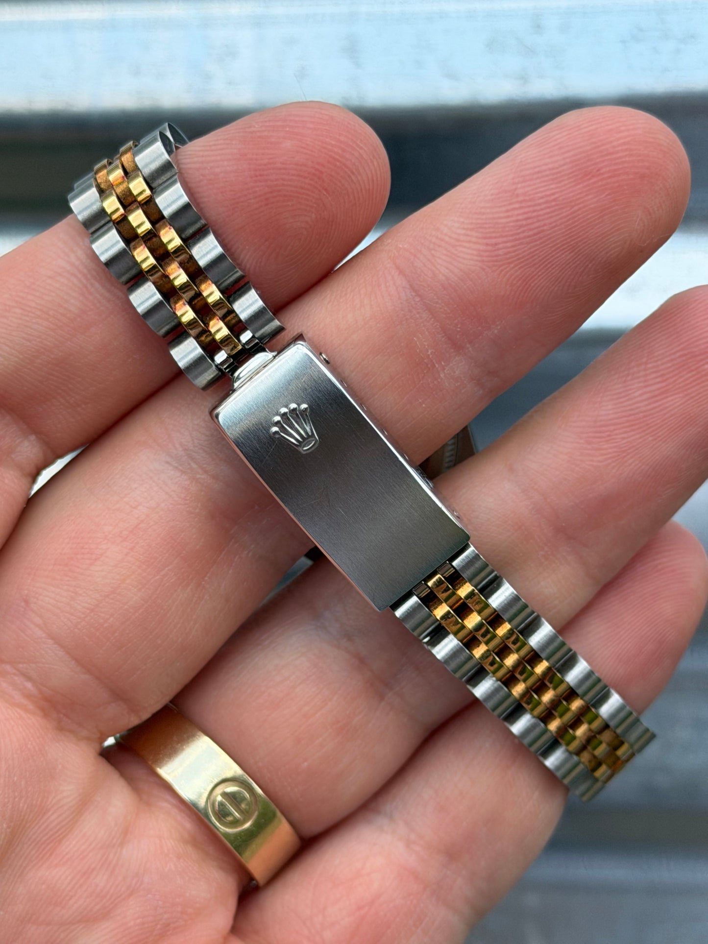 Rolex Ladies Datejust 26mm Ref.69173 Box & Papers “Champagne Diamond Dial”