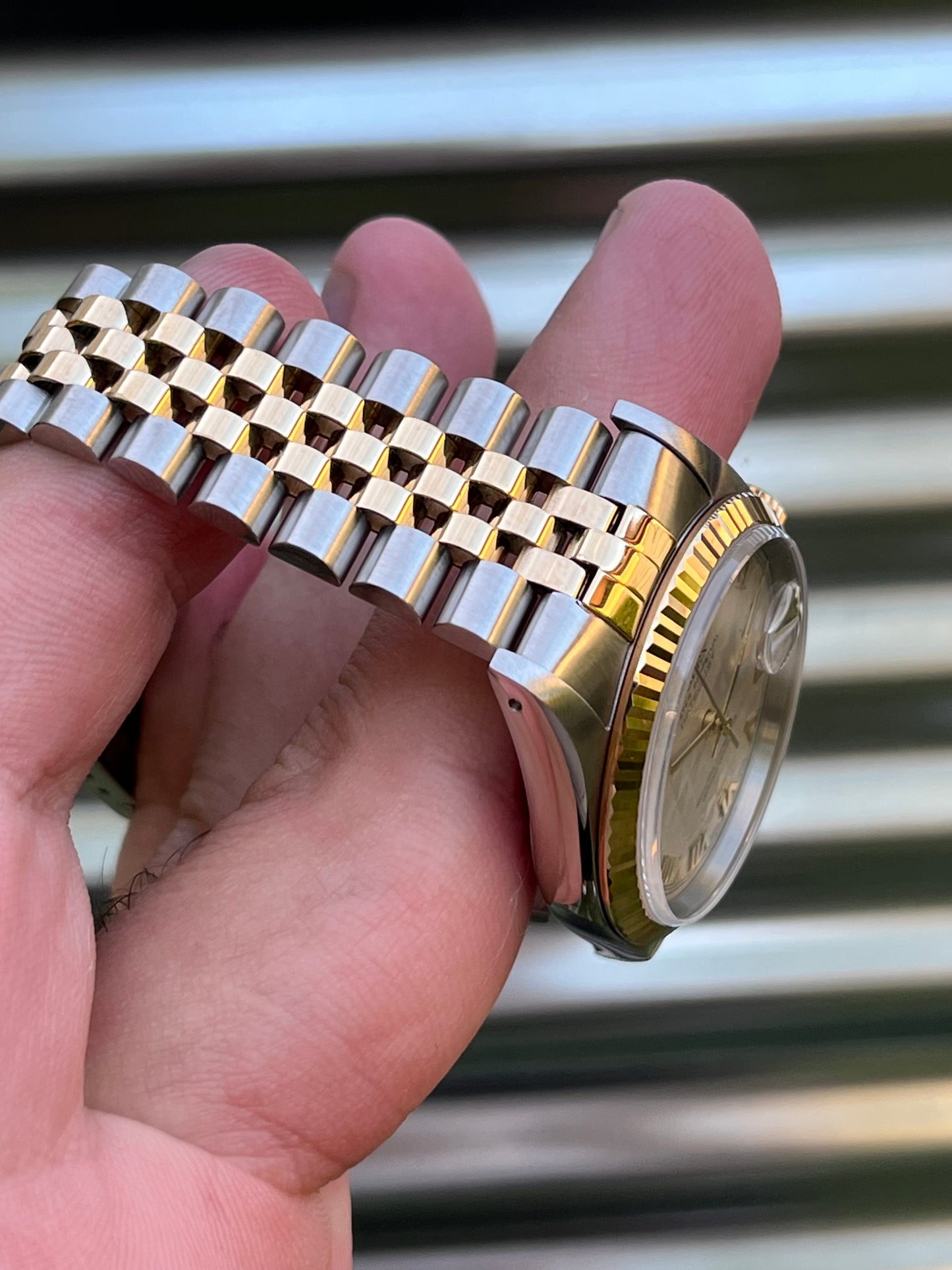Rolex Datejust 36mm Ref.16233 “Pyramid Dial” Box & Papers