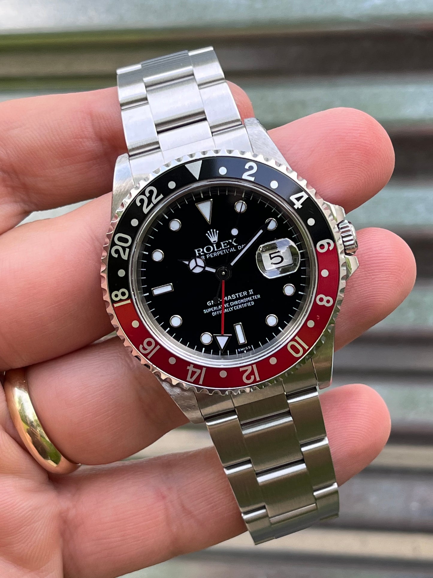 Rolex GMT Master II Coke 40mm Ref.16710 Box & Papers