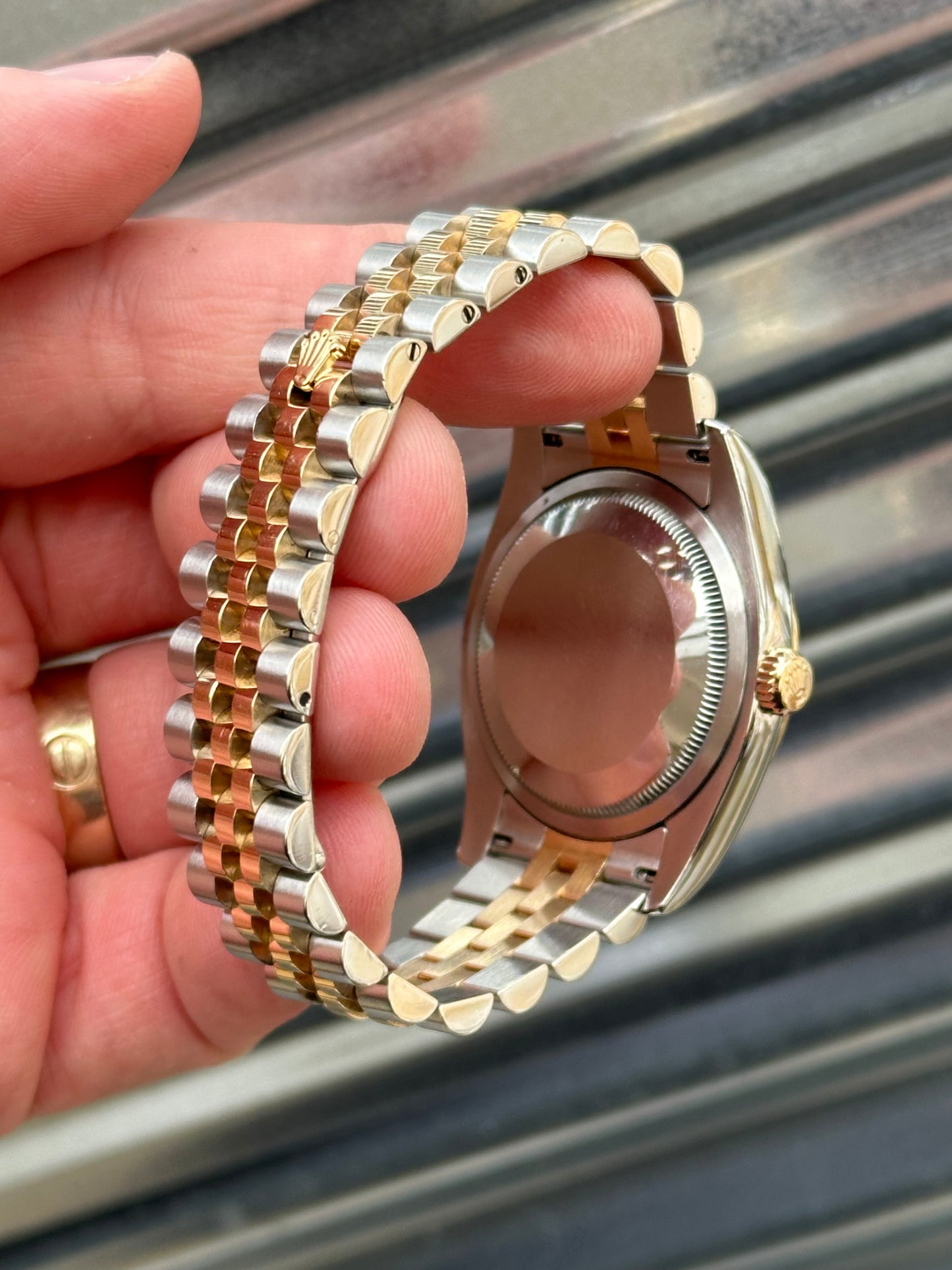 Rolex Datejust “White Diamond Dial” 36mm Red.116233 Box & Papers