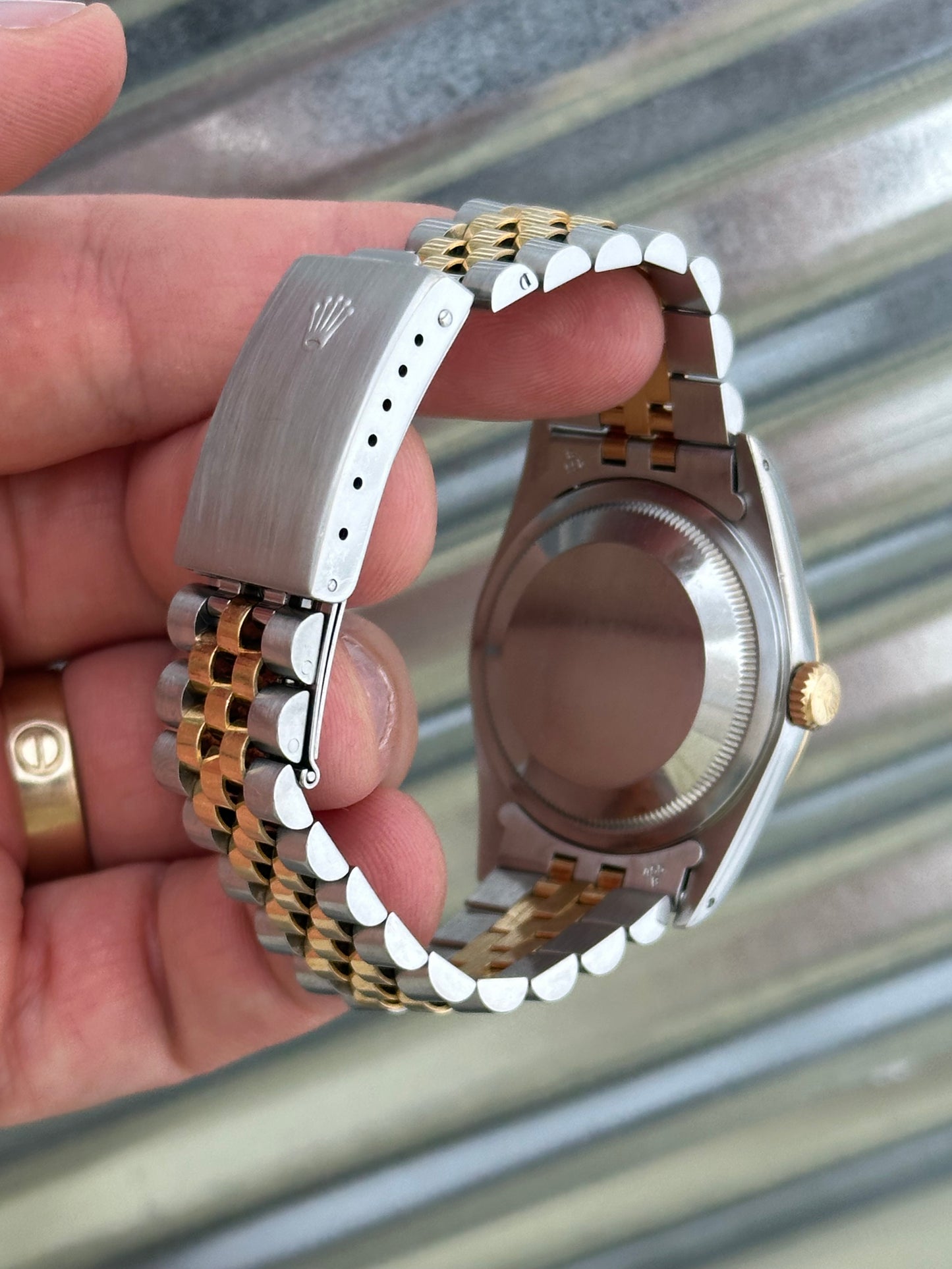 Rolex Datejust “Custom Black Diamond Dial” 36mm Ref.16233 Box & Papers