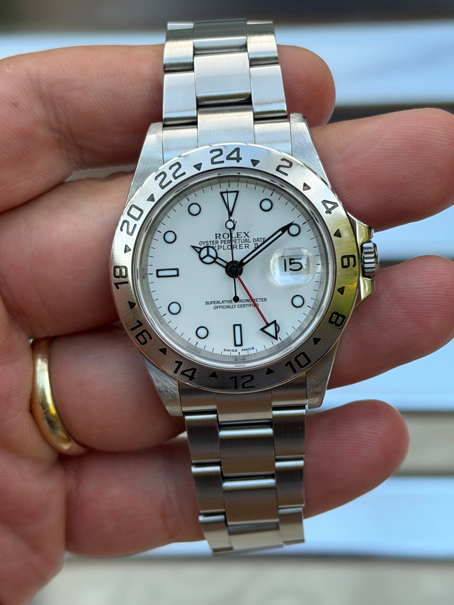 Rolex “Polar” Explorer II 40mm Ref.16570 Box & Papers