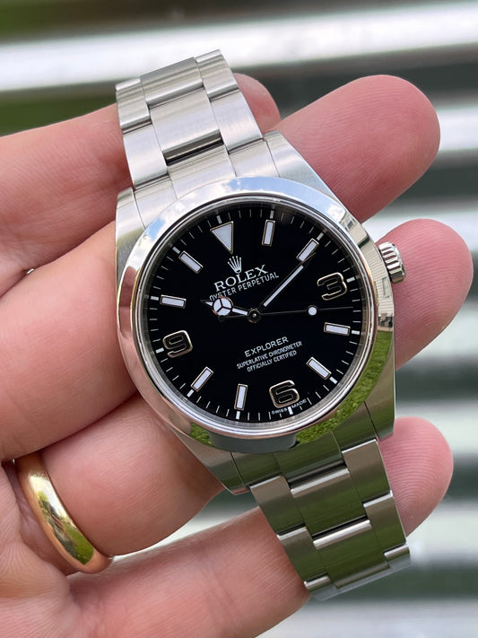Rolex Explorer 39mm Ref.214270 Box & Card