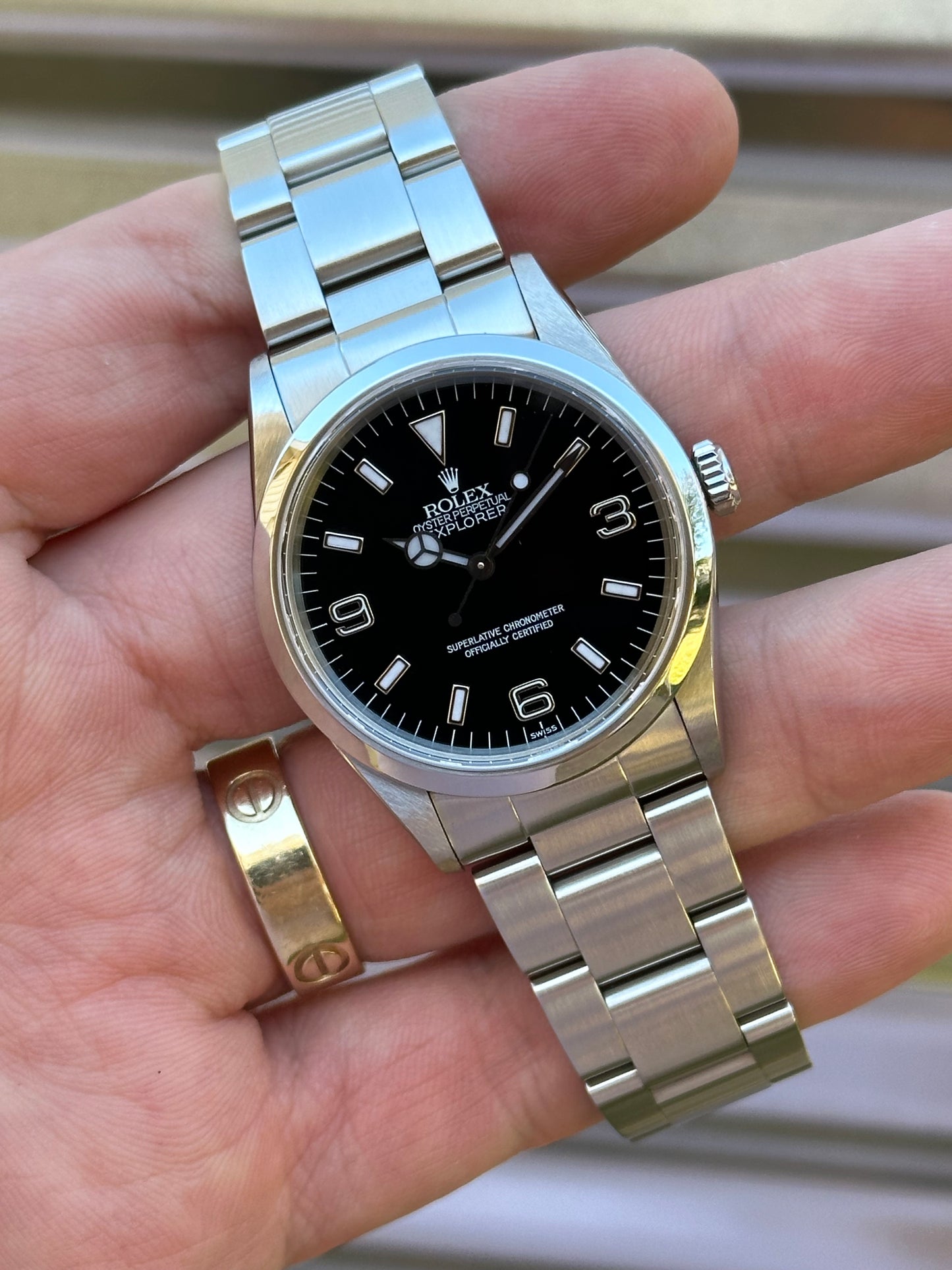 1998 Rolex Explorer Ref. 14270 With Box & Papers | “Swiss” Only Dial