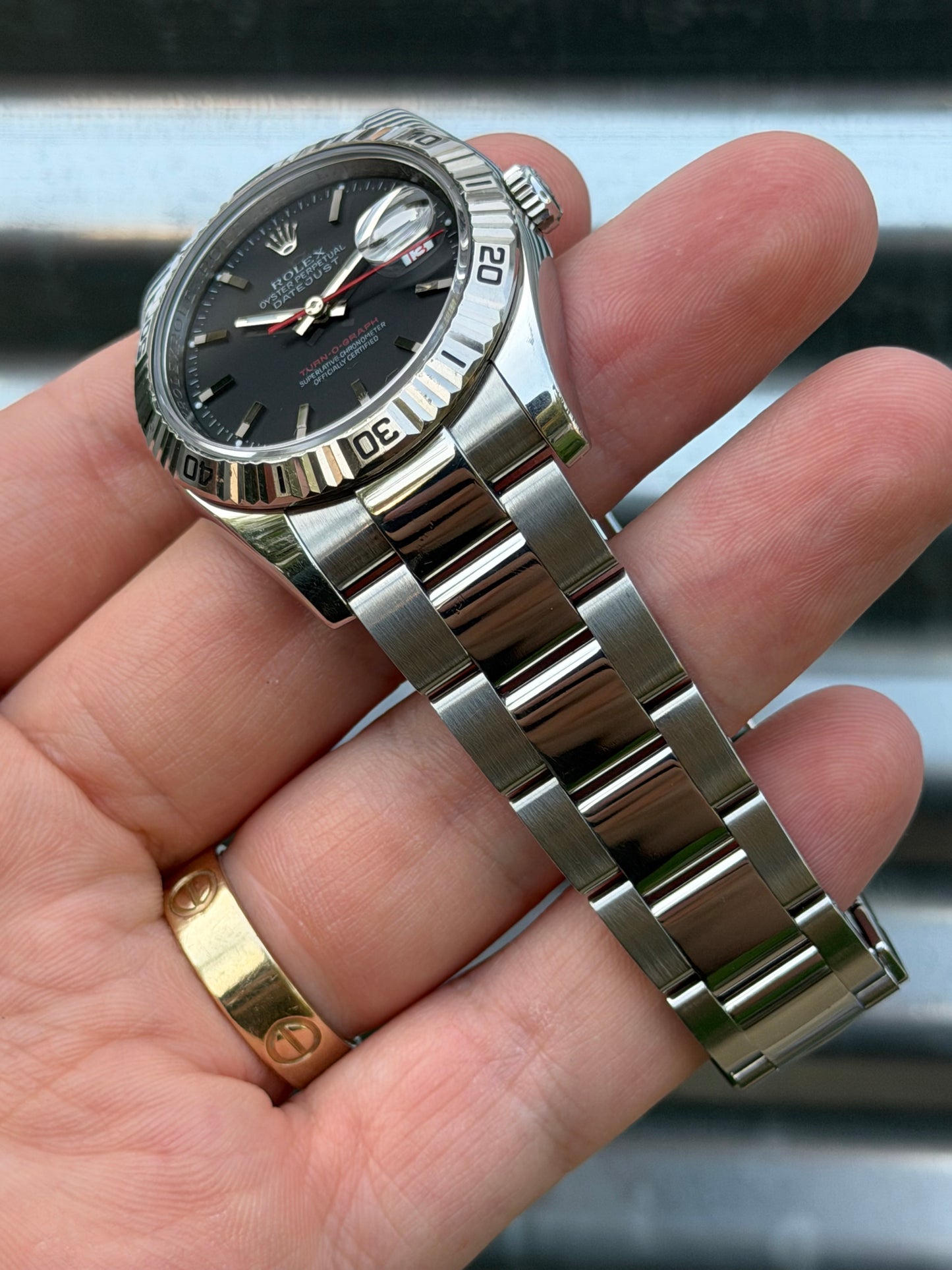 Rolex Datejust Turn-O-Graph 36 Ref.116264 Box & Papers