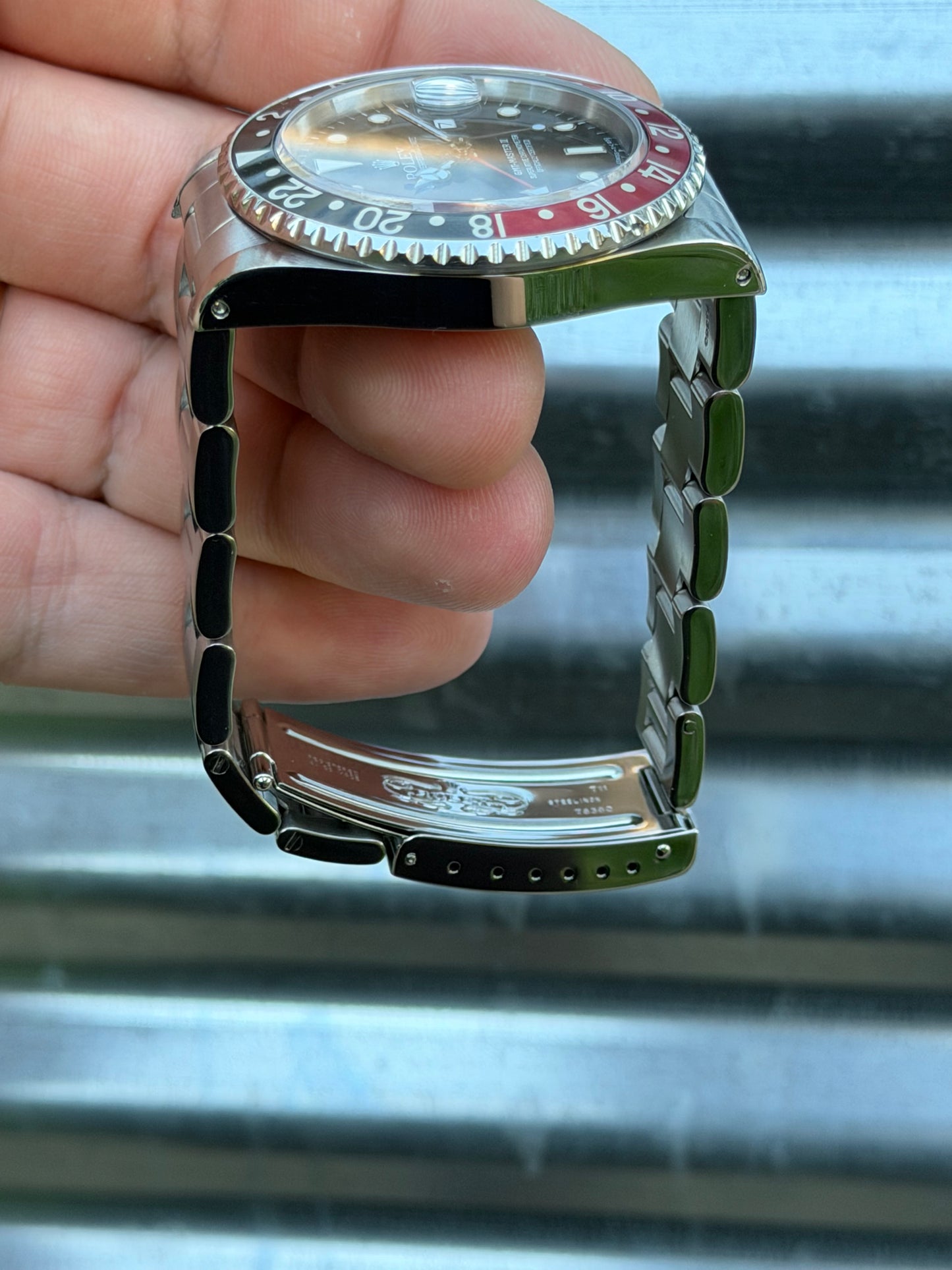 Rolex GMT Master II Coke 40mm Ref.16710 Watch w/Service Card and Receipt