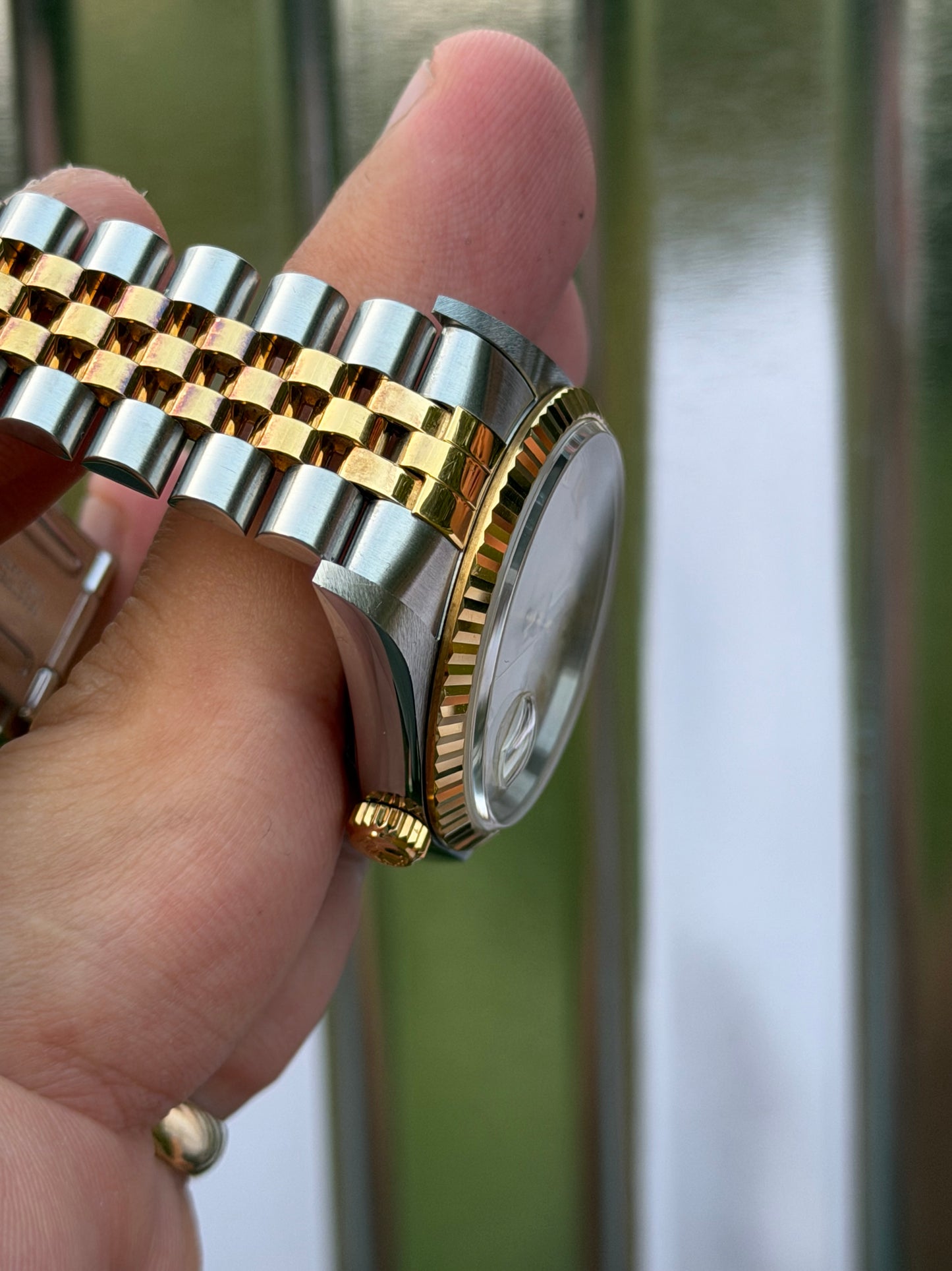 Rolex Datejust “Pyramid Dial” 36mm Ref.16233 Box & Papers