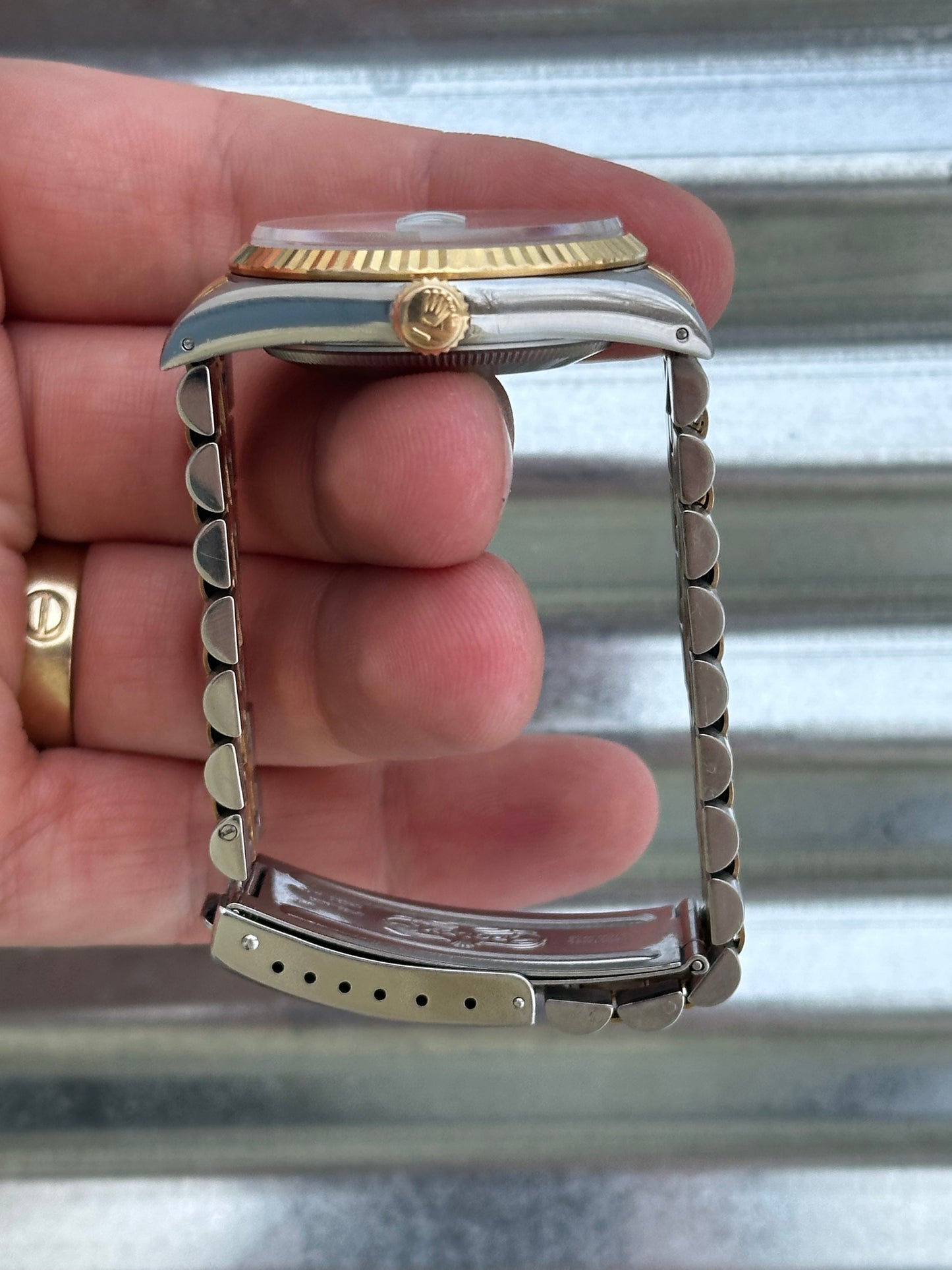 Rolex Datejust “Custom Black Diamond Dial” 36mm Ref.16233 Box & Papers