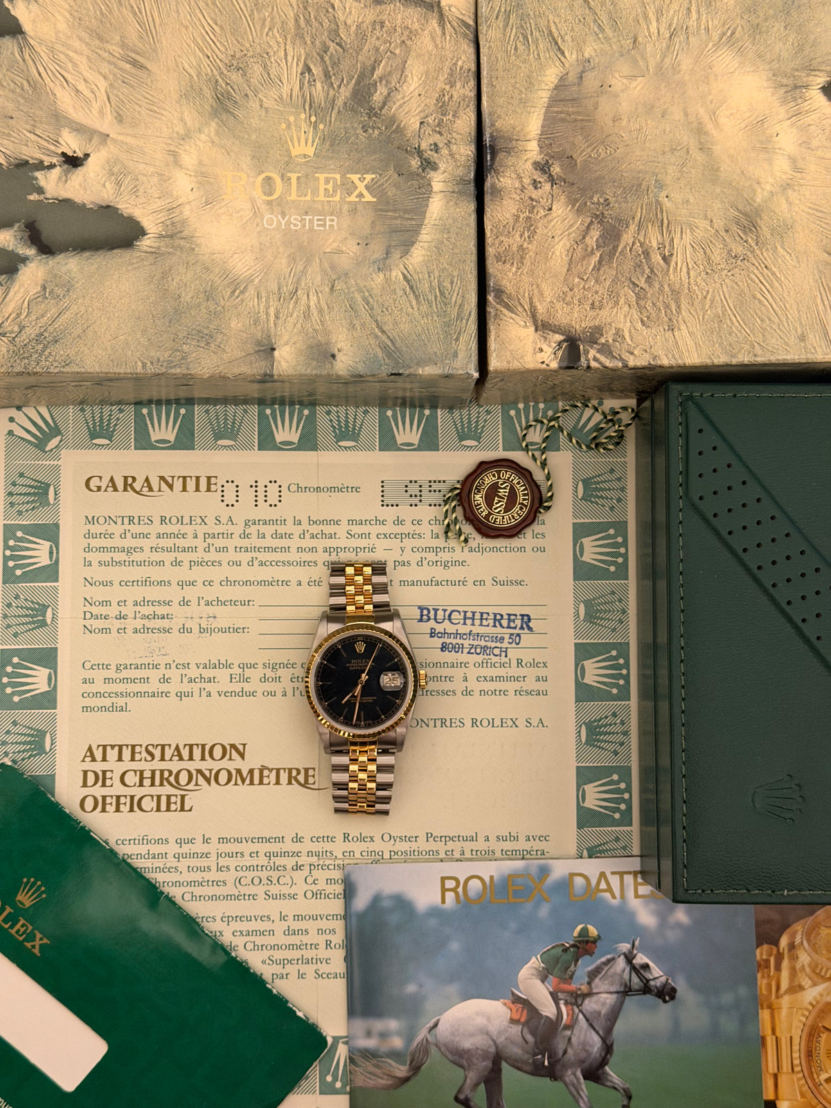 Rolex Datejust 36mm Ref.16233 Box & Papers